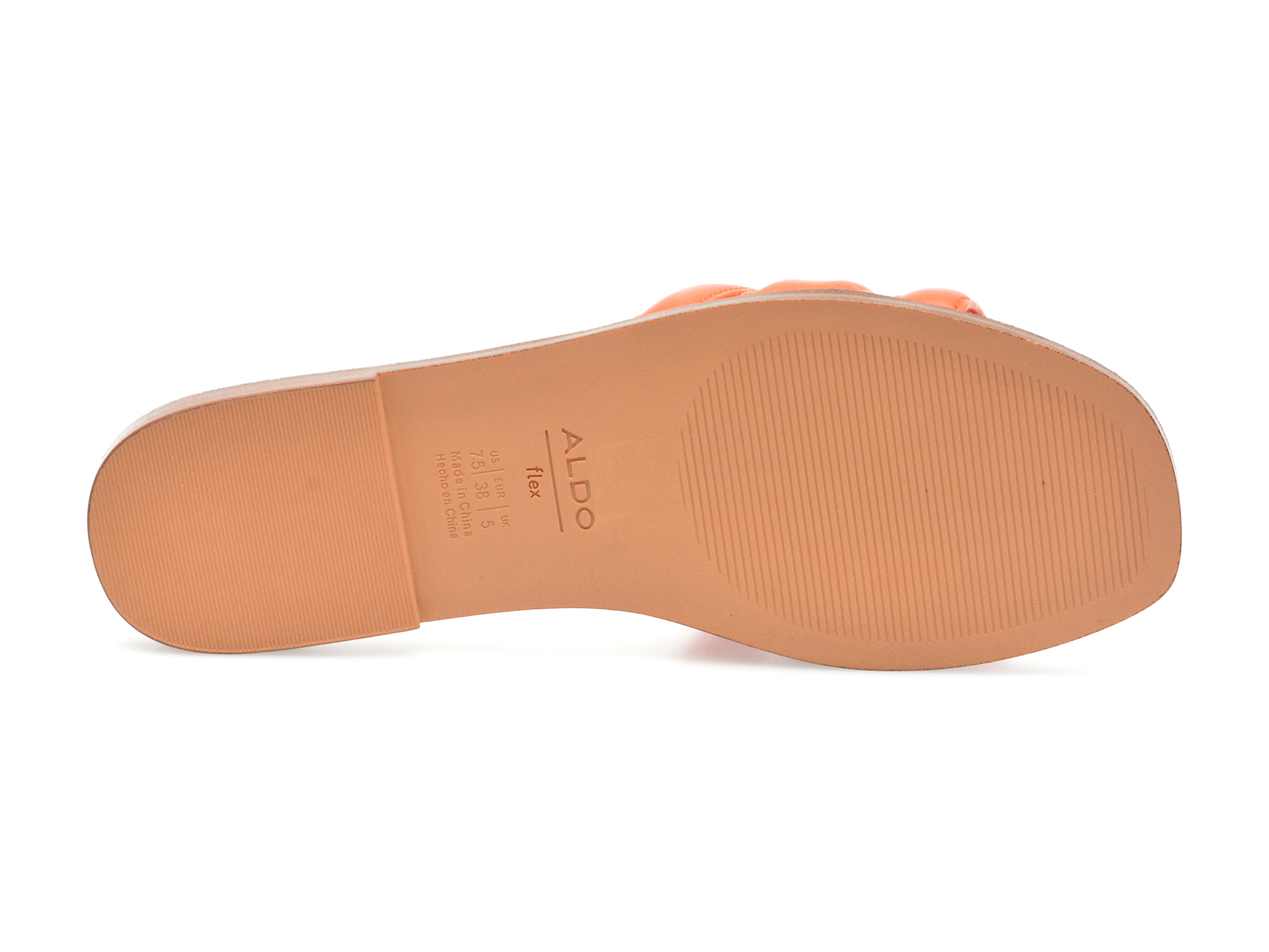 Papuci ALDO portocalii, 13542491, din piele naturala