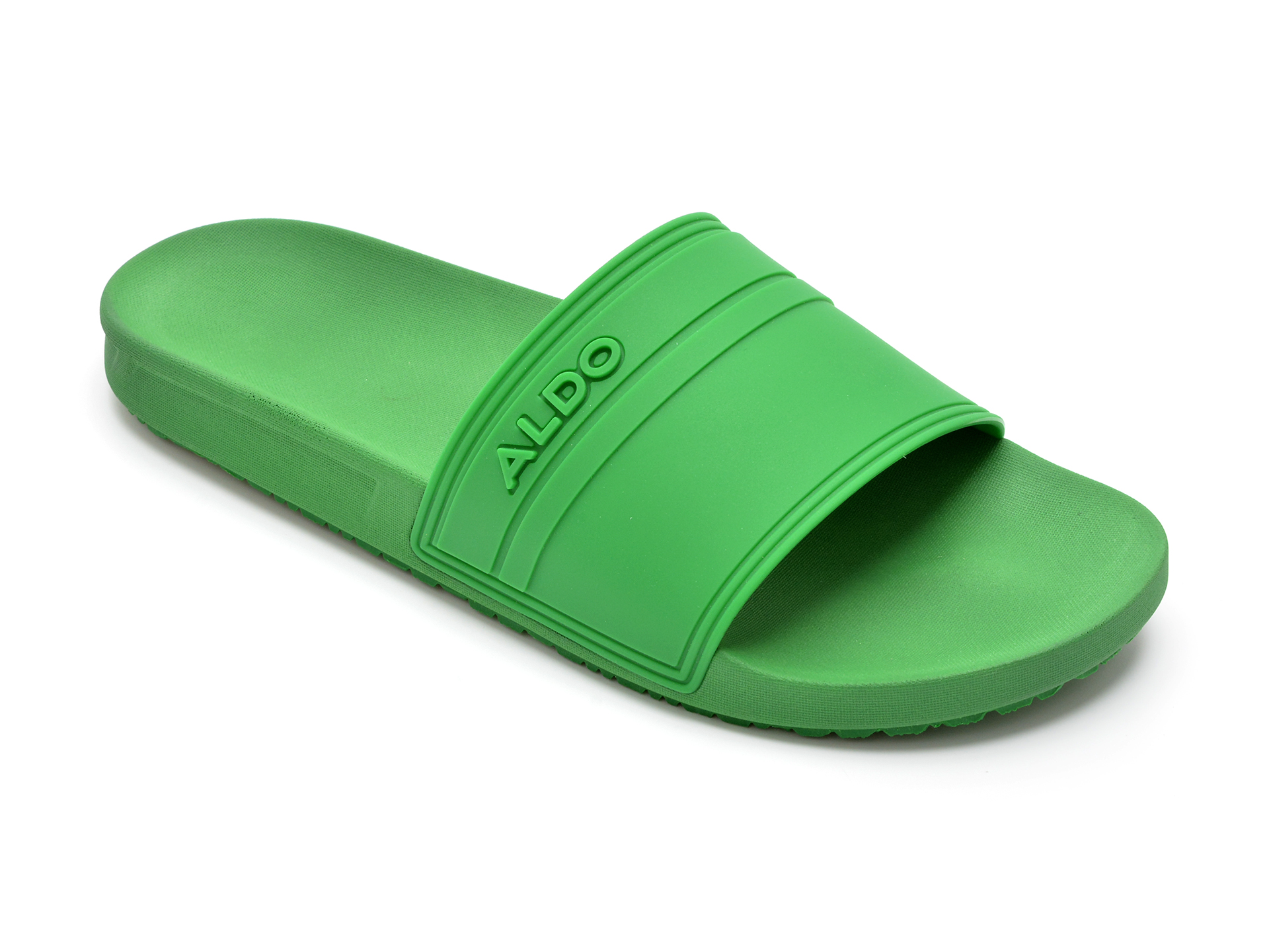 Papuci ALDO verzi, DINMORE300, din pvc imagine reduceri black friday 2021 Aldo