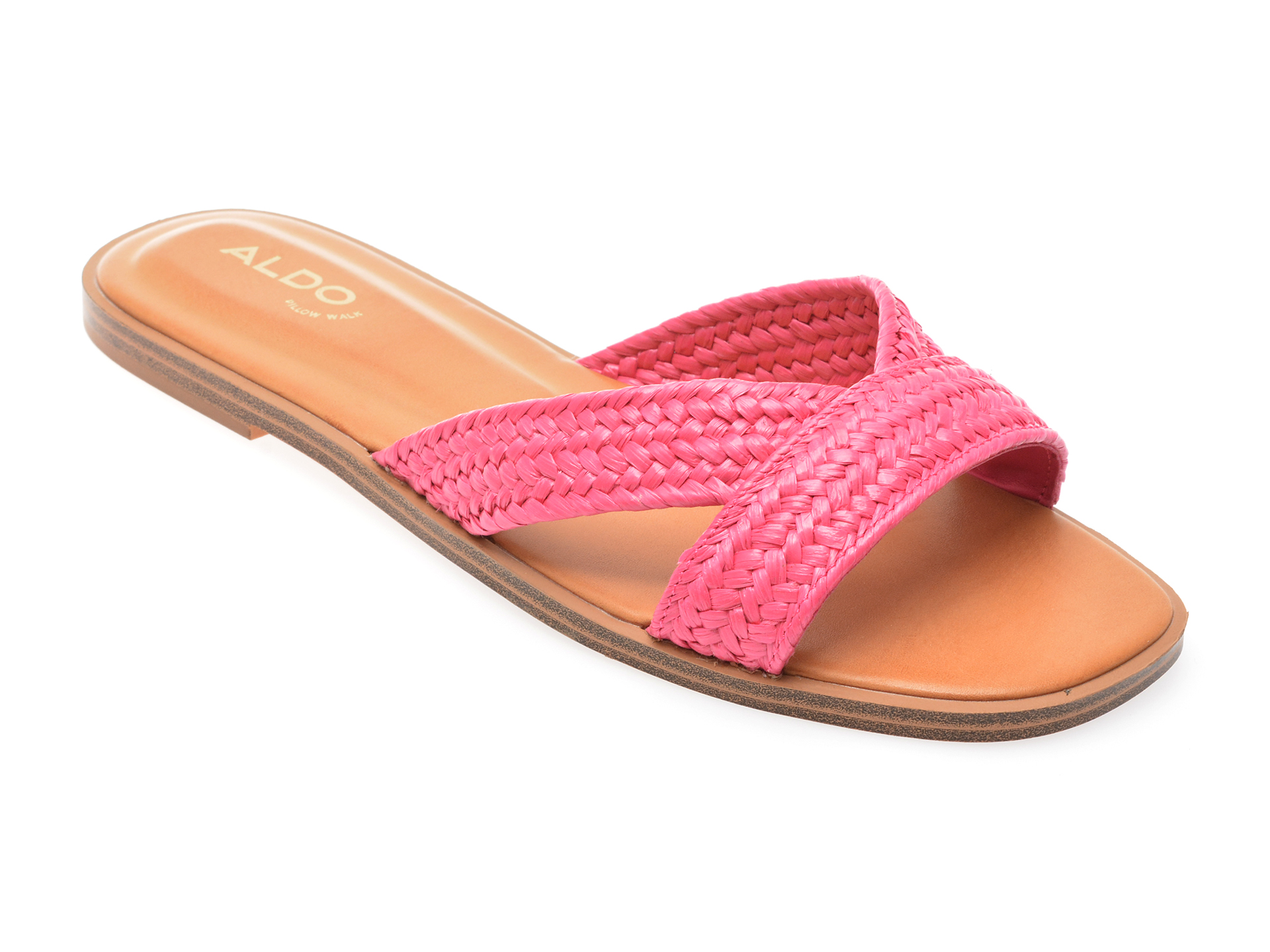Papuci casual ALDO roz, 13740386, din material textil