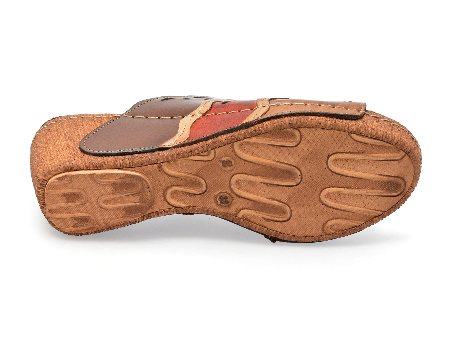 Papuci FLAVIA PASSINI maro, 2263, din piele naturala
