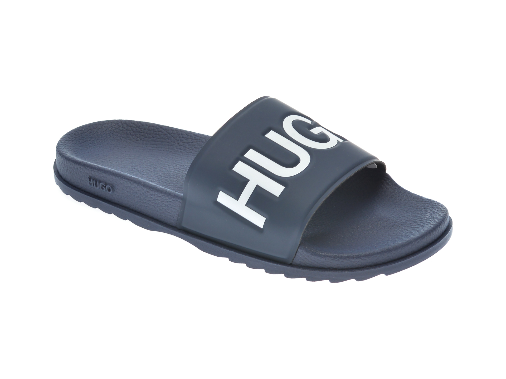 Papuci HUGO BOSS bleumarin, 1188, din piele ecologica Hugo Boss