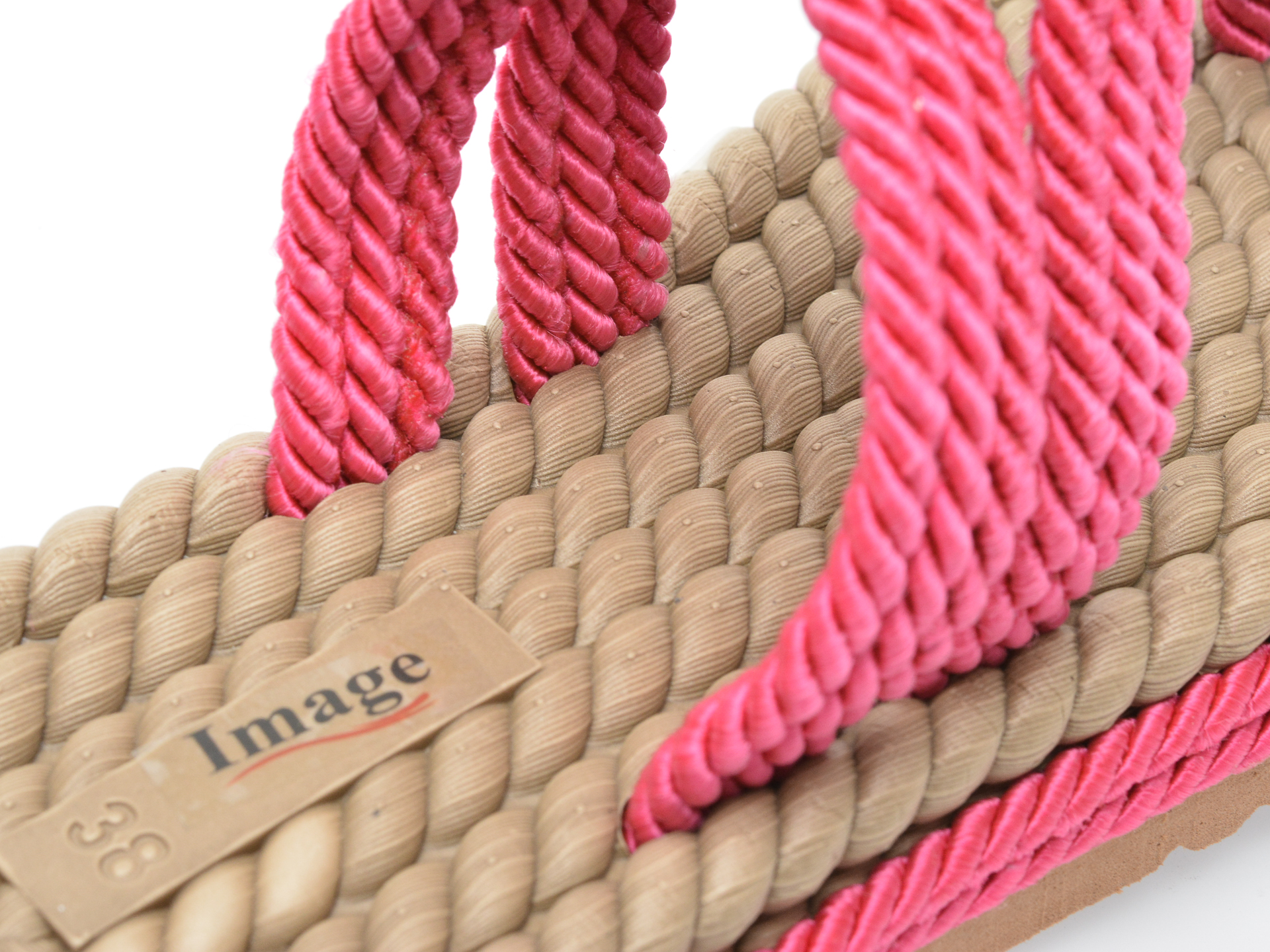 Poze Papuci IMAGE fucsia, 2023, din material textil