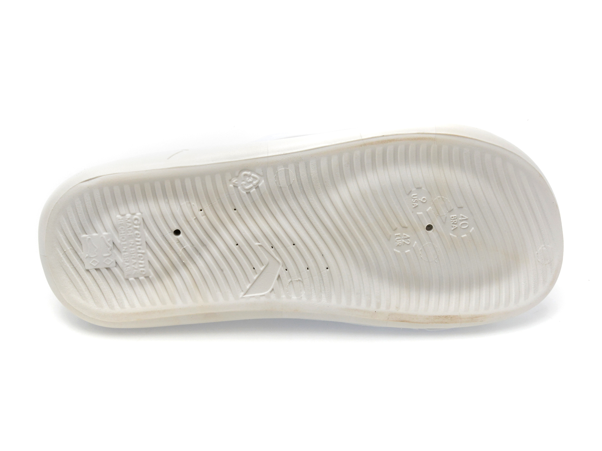 Papuci RIDER albi, 1213035, din pvc