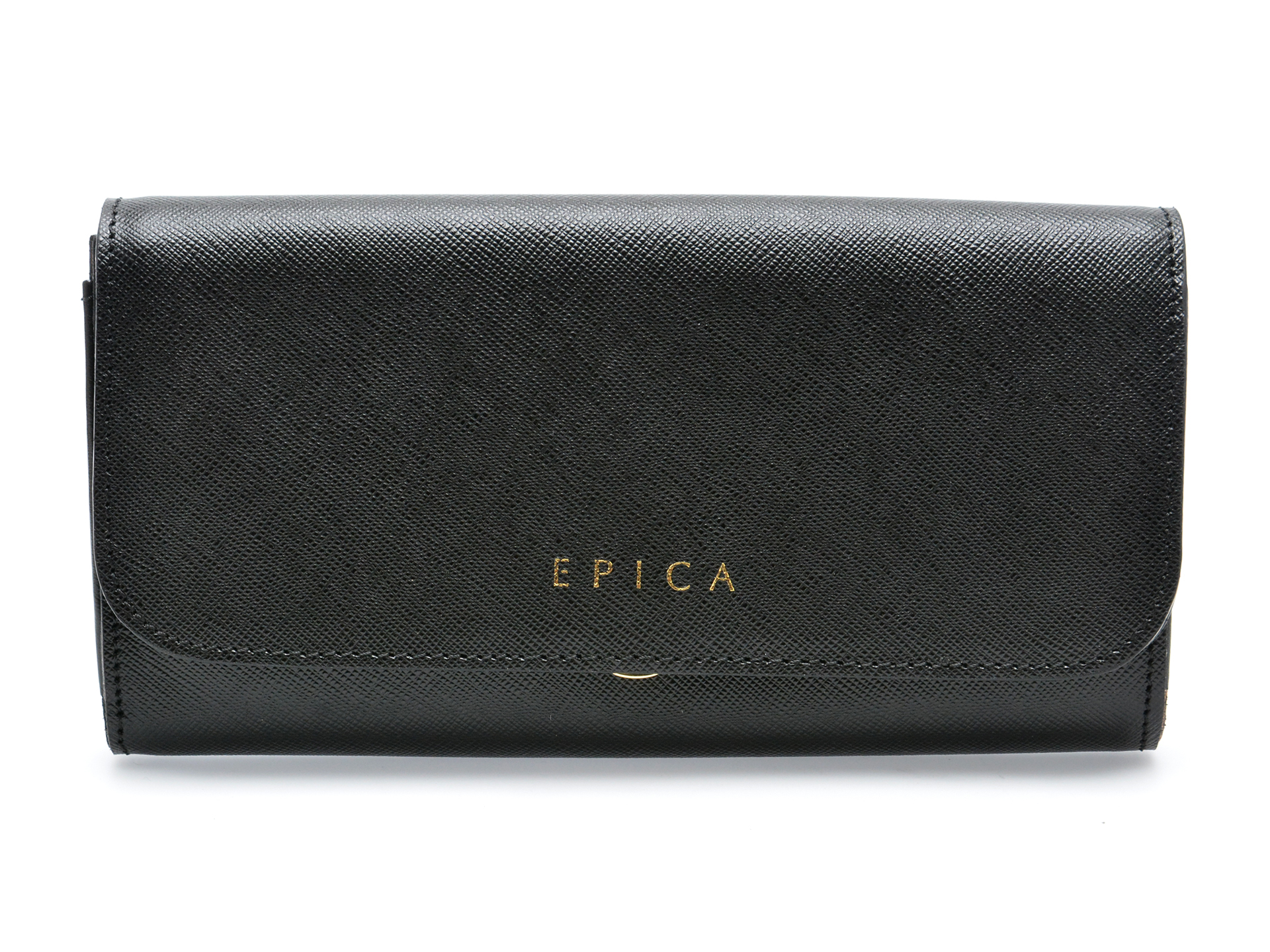 Portofel EPICA negru, M3, din piele naturala imagine reduceri black friday 2021 Epica