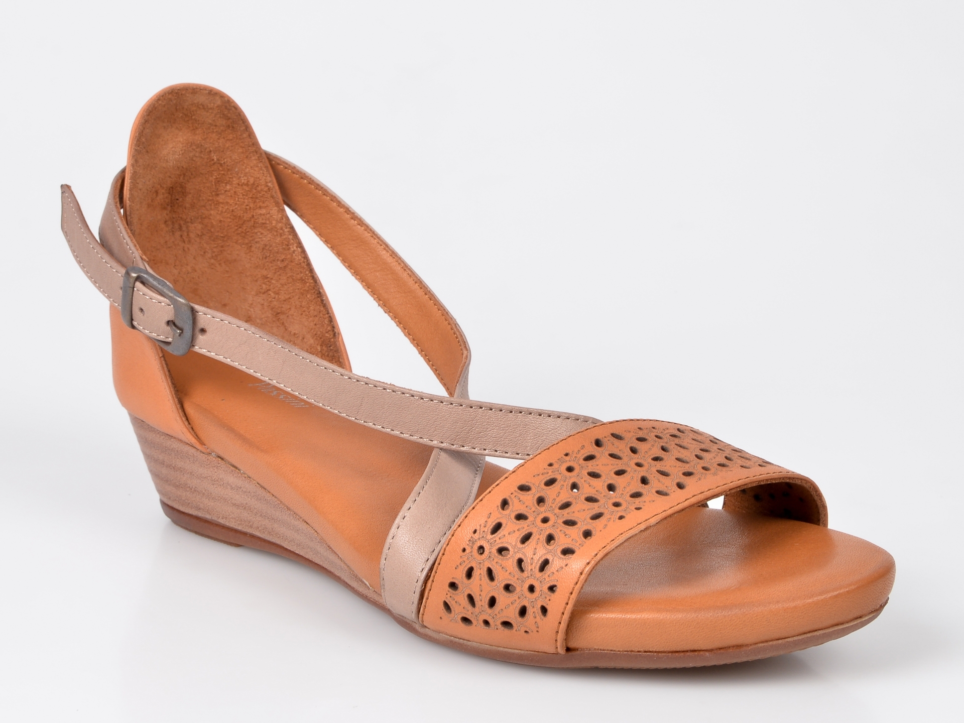 Sandale FLAVIA PASSINI maro, din piele naturala Flavia Passini imagine noua