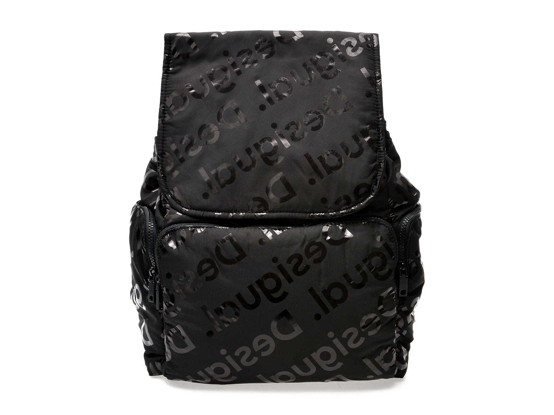 Rucsac DESIGUAL negru, WAKA05, din material textil