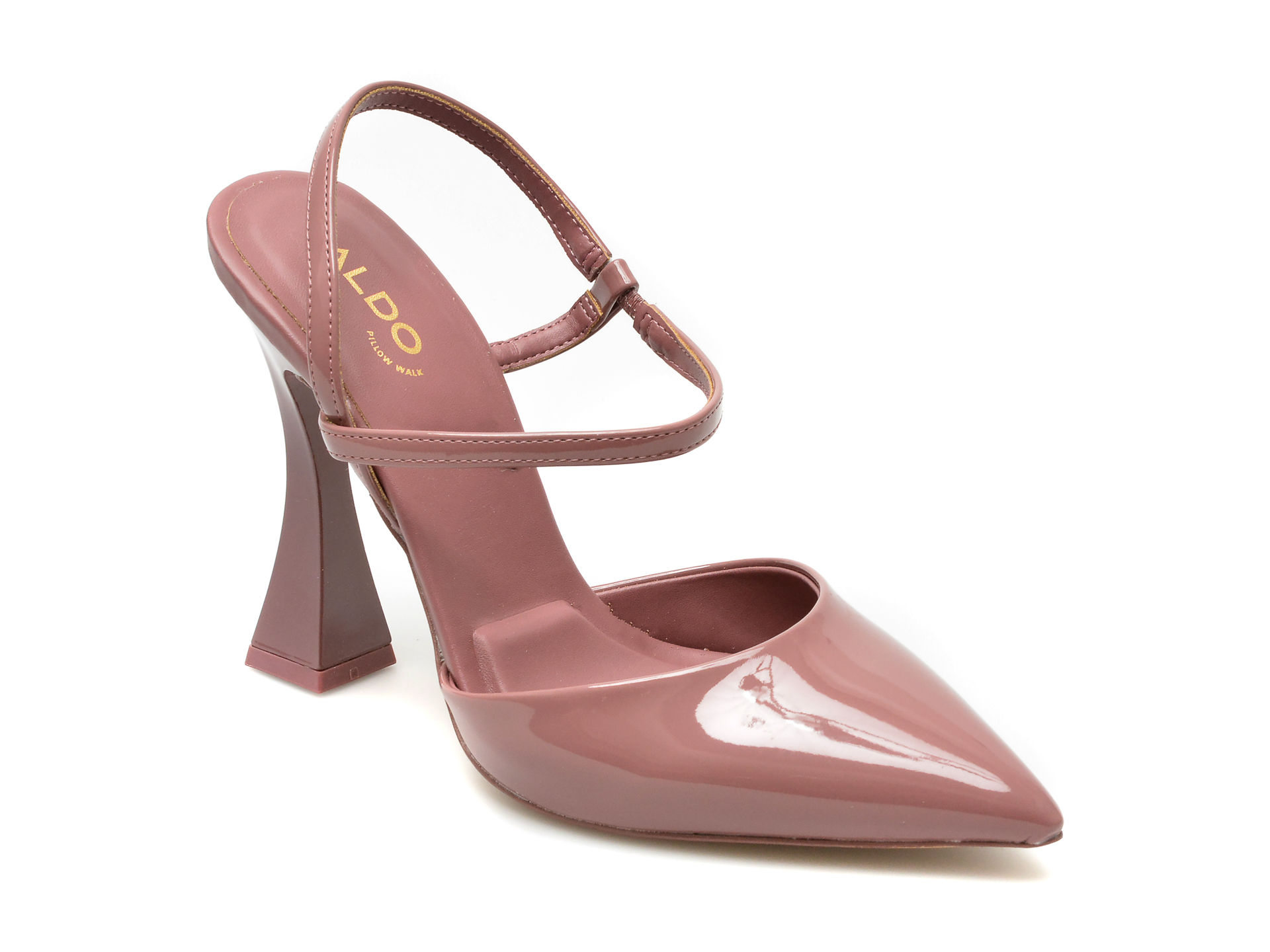 Saboti ALDO roz, ZAHA660, din piele ecologica /femei/pantofi imagine noua 2022