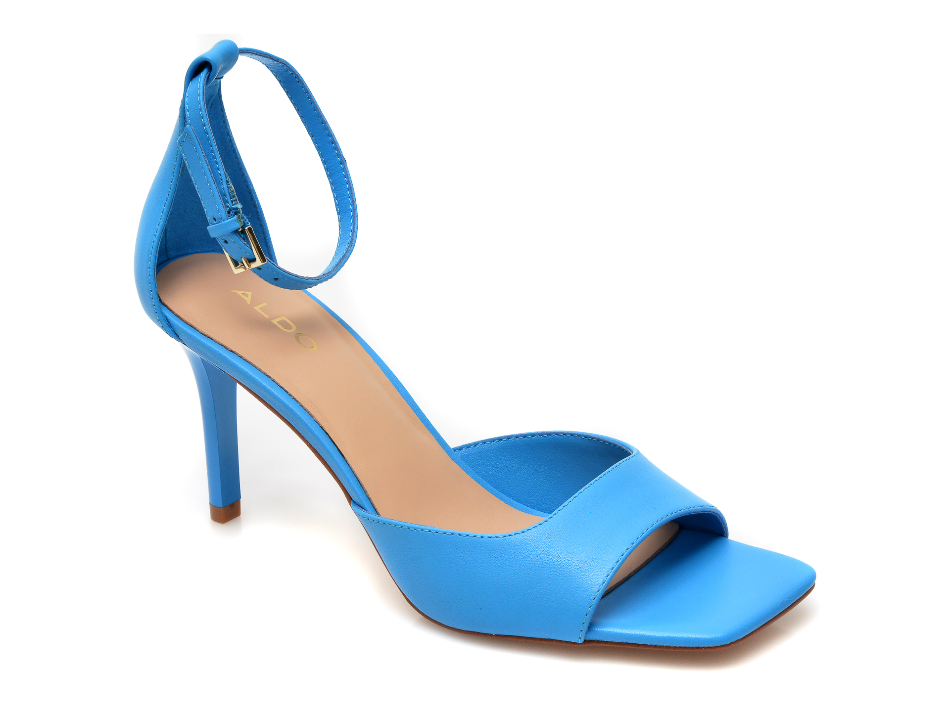Sandale ALDO albastre, Asteama400, din piele naturala Aldo