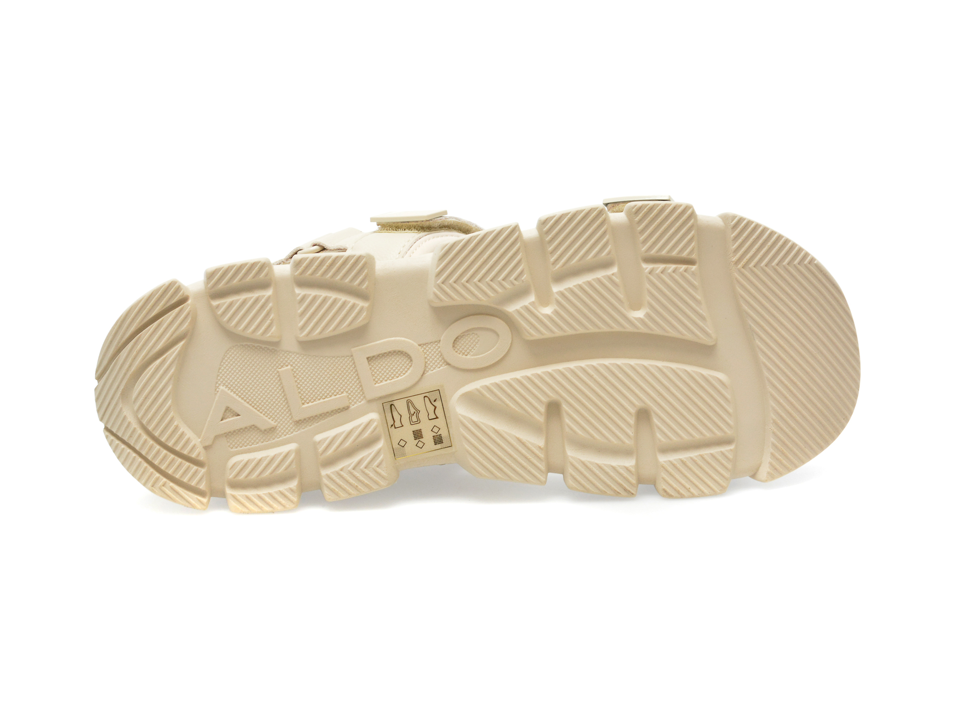 Sandale ALDO albe, GODISH115, din piele ecologica