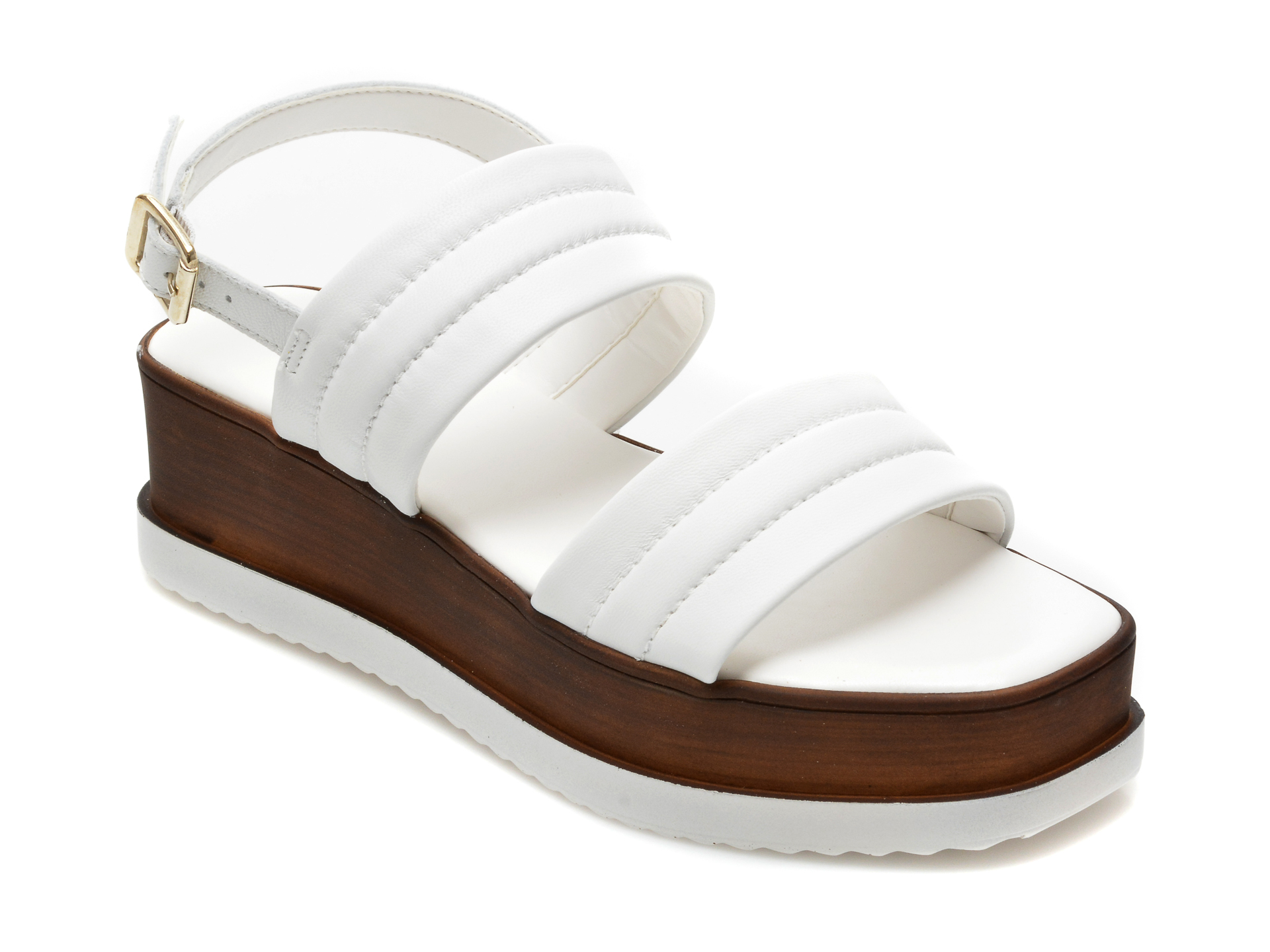 Sandale ALDO albe, MERRAN100, din piele naturala Aldo