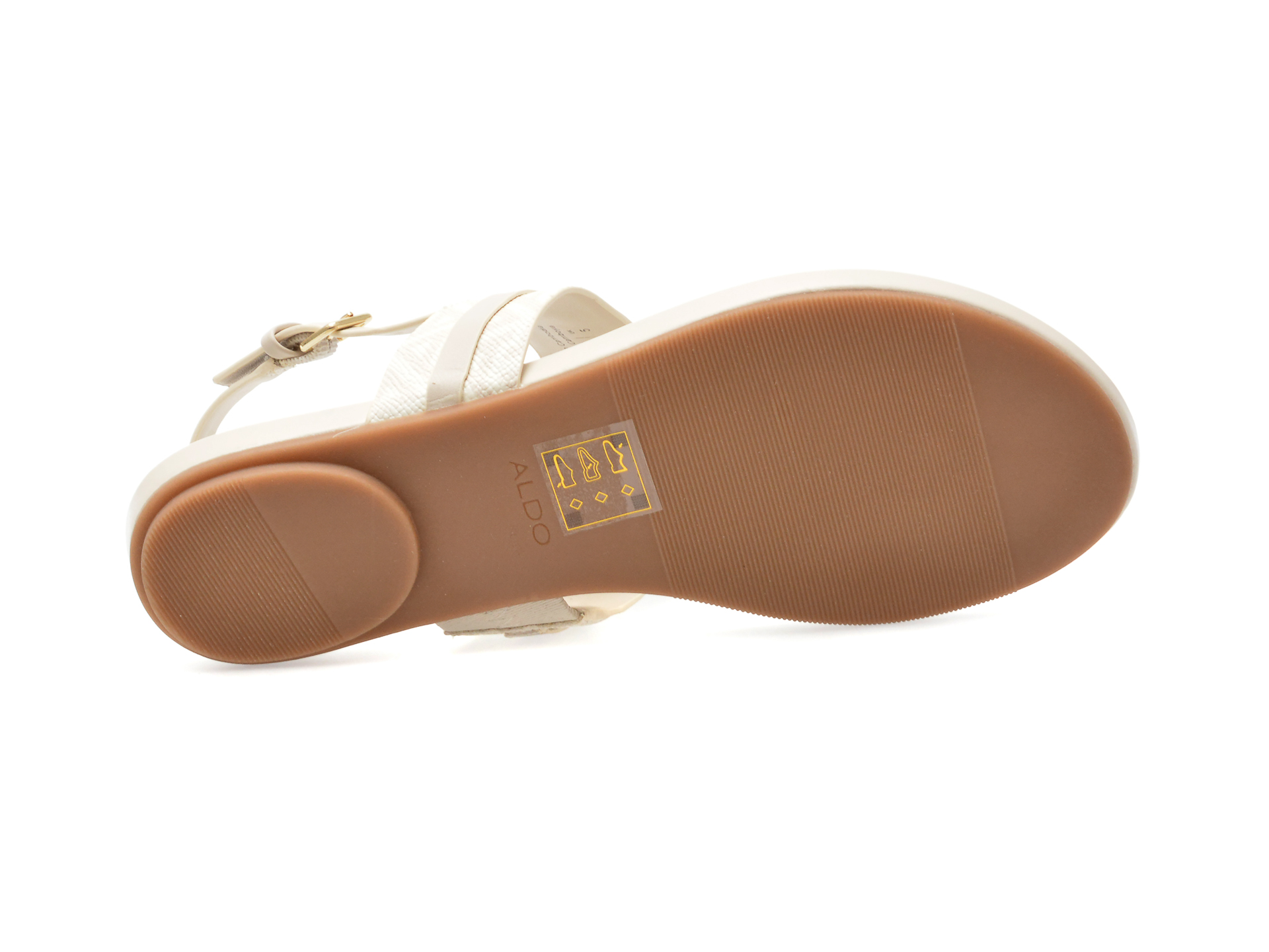 Sandale ALDO albe, TANY110, din piele ecologica