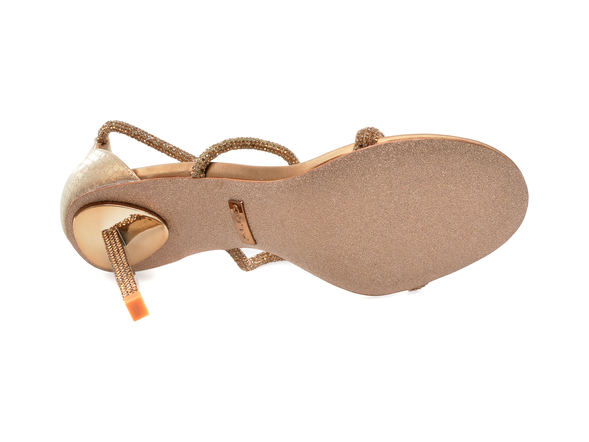 Sandale ALDO aurii, MARJAN715, din piele ecologica