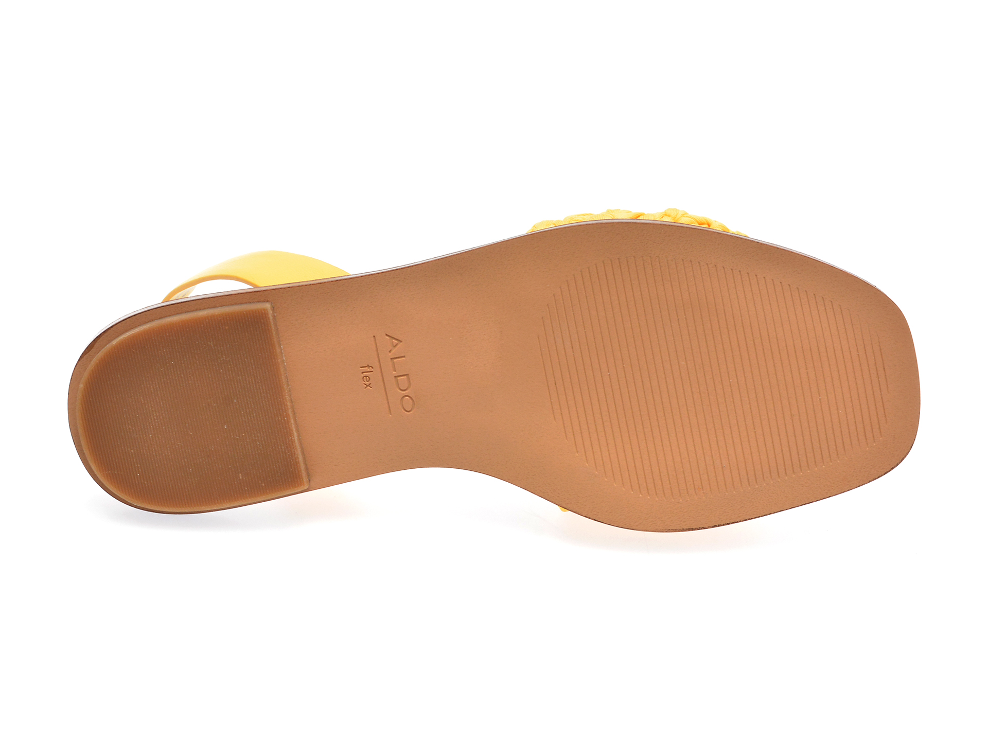 Poze Sandale ALDO galbene, SOLENA700, din material textil otter.ro