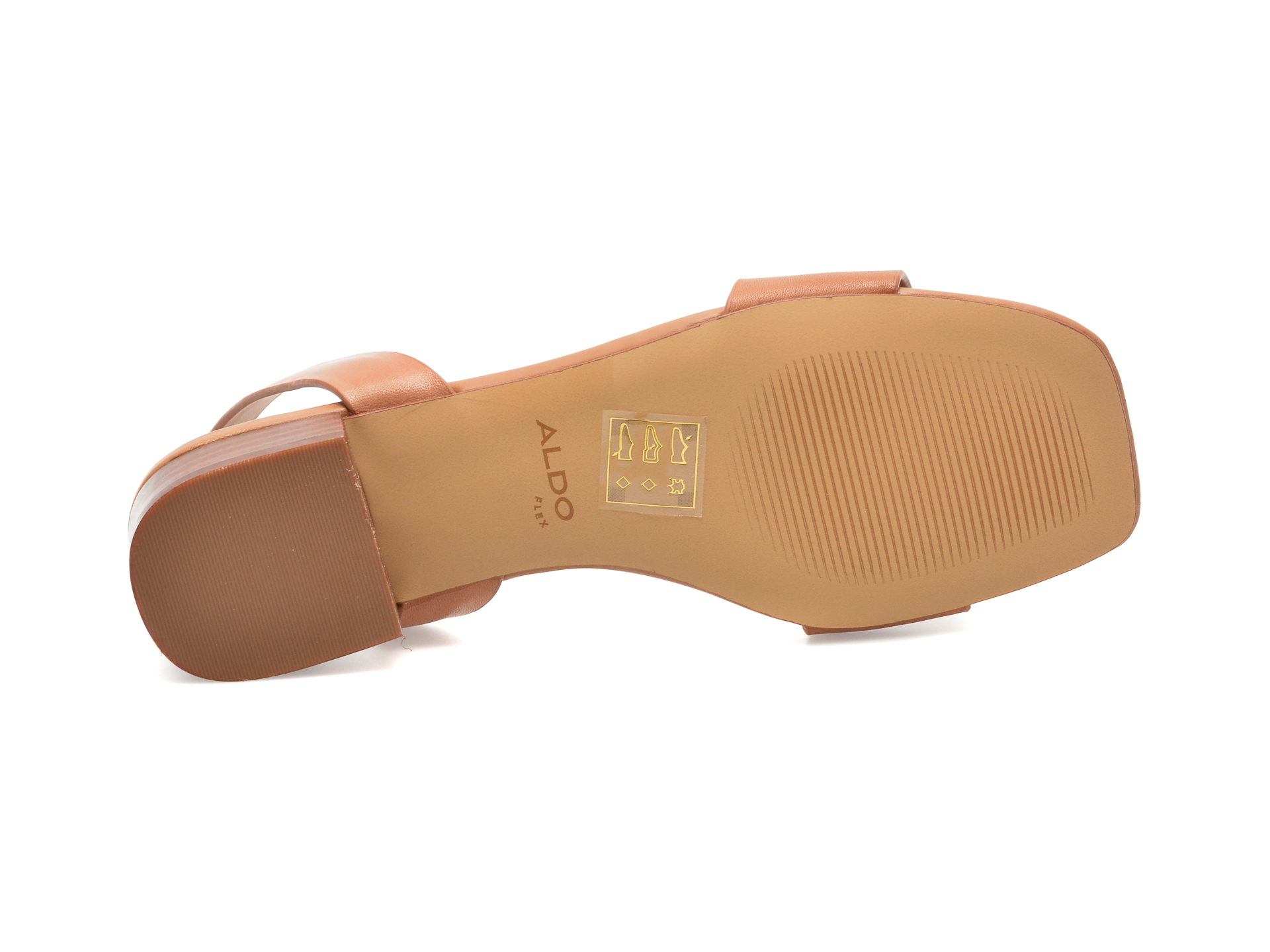 Sandale ALDO maro, DORENNA251, din piele naturala