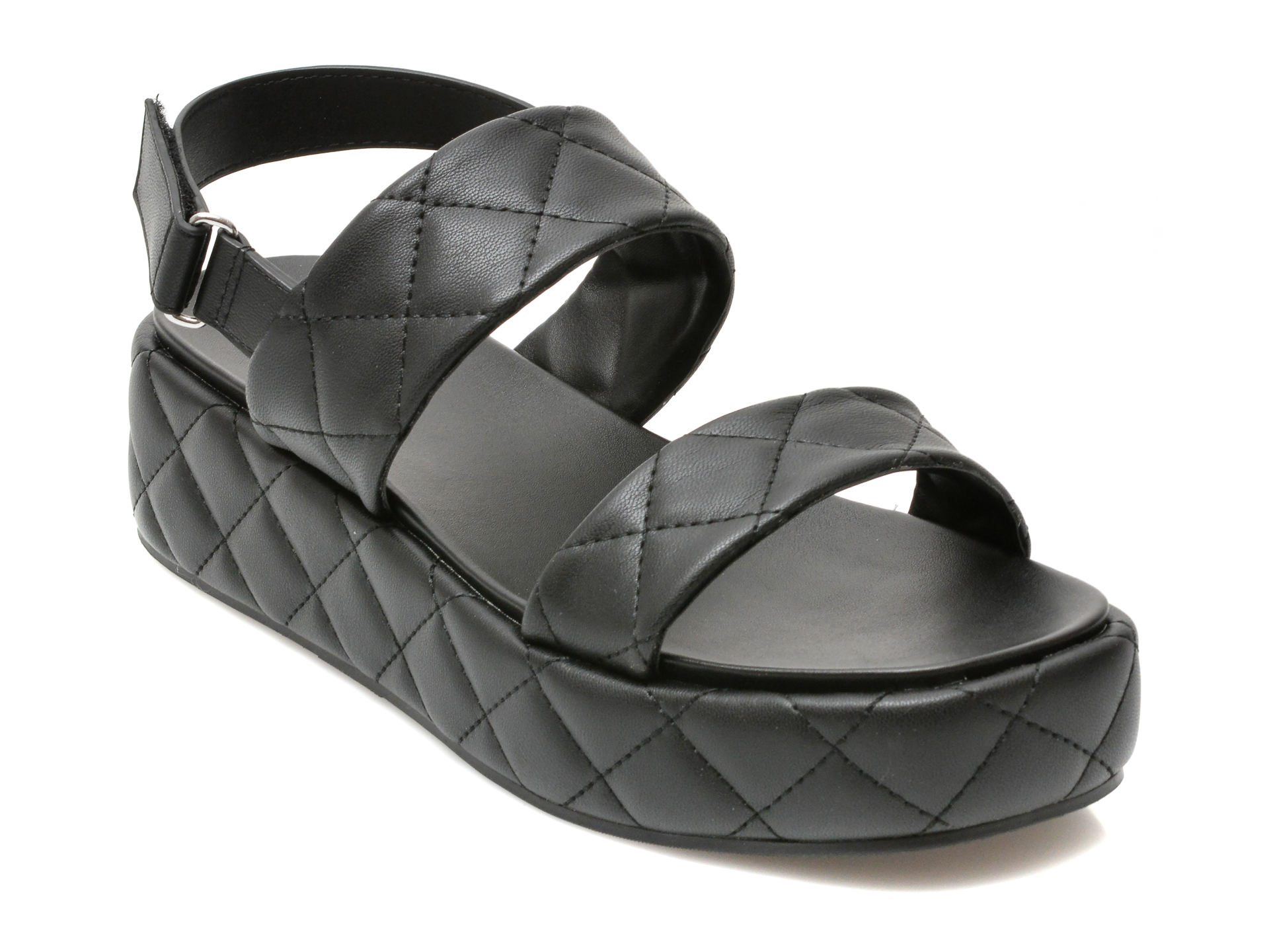 Sandale ALDO negre, COSSETTE001, din piele ecologica otter.ro imagine noua 2022
