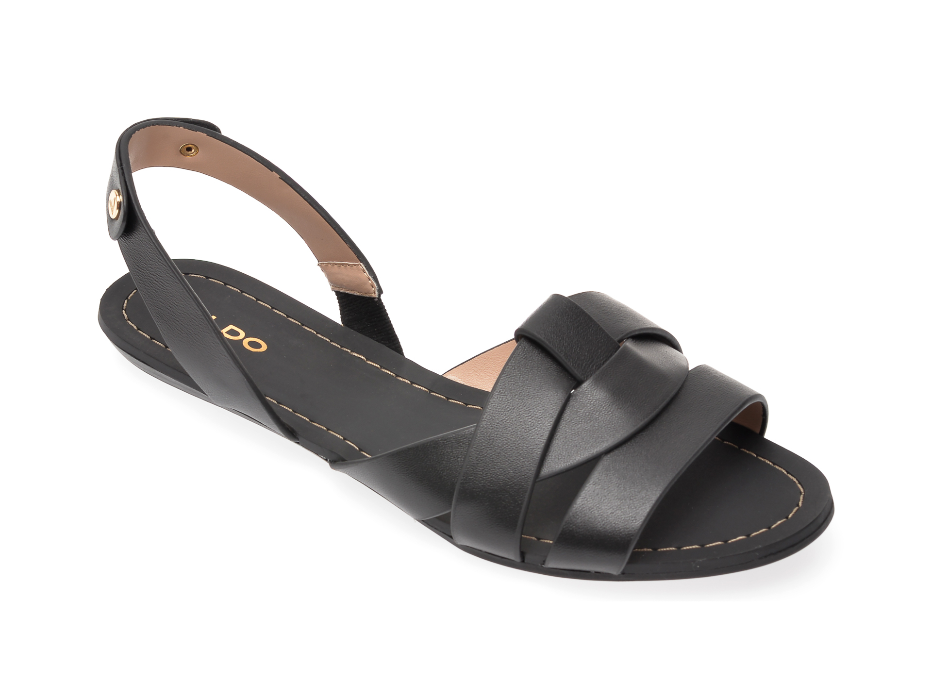 Sandale ALDO negre, Deladriewiel001, din piele naturala