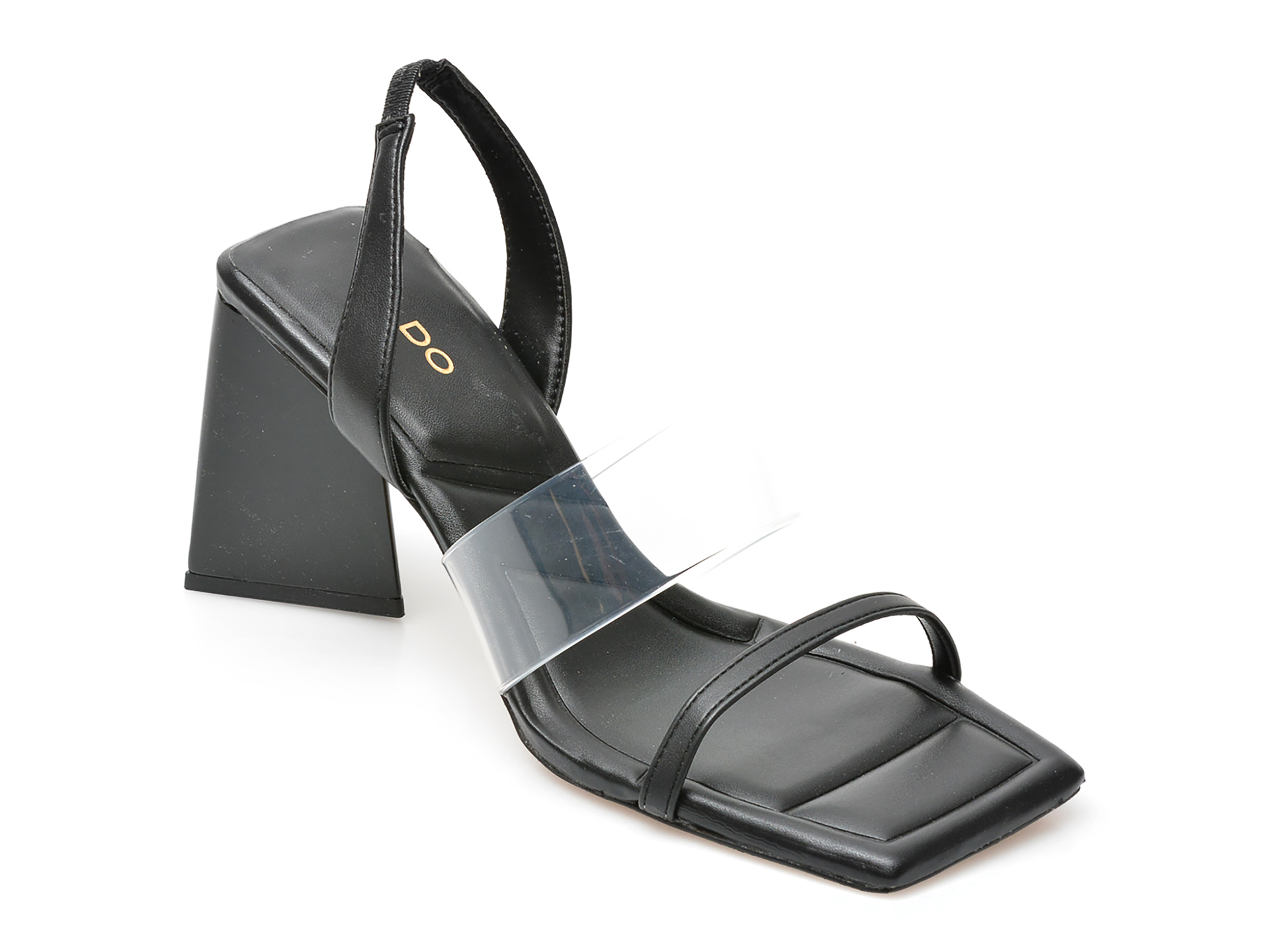 Sandale ALDO negre, ELISS001, din piele ecologica Aldo