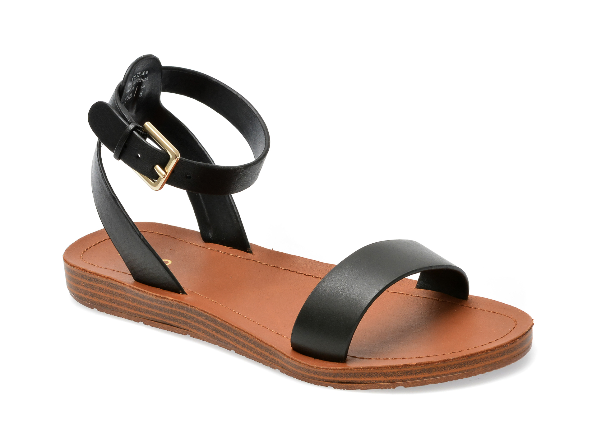 Sandale ALDO negre, KEDAREDIA001, din piele naturala Aldo