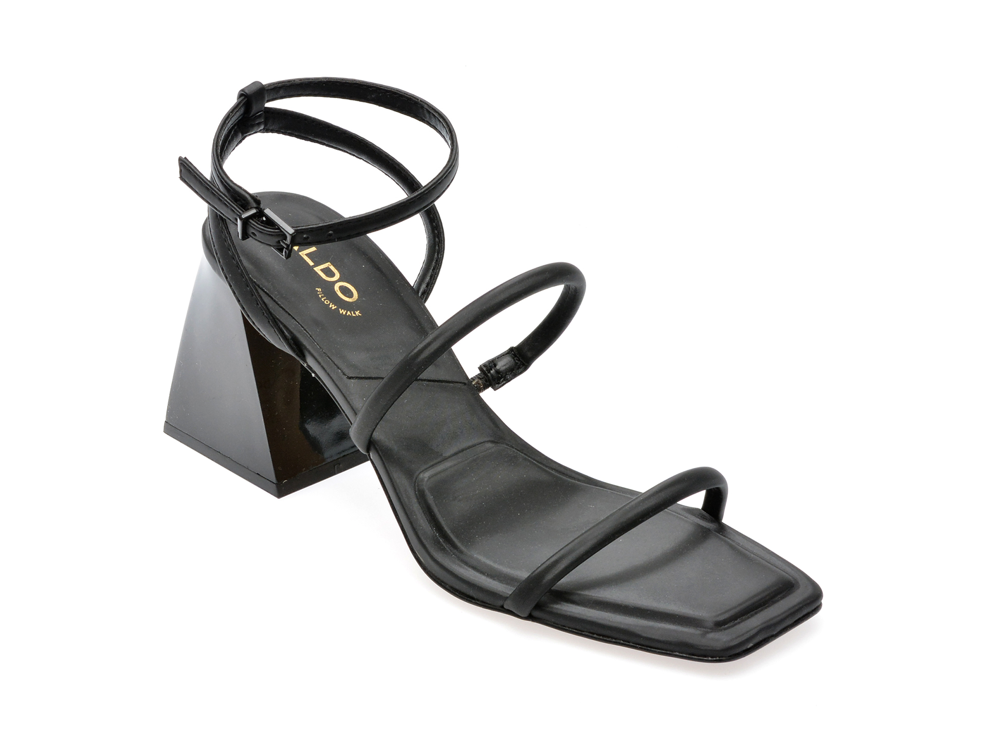 Sandale ALDO negre, MIRAN001, din piele ecologica /femei/sandale imagine super redus 2022