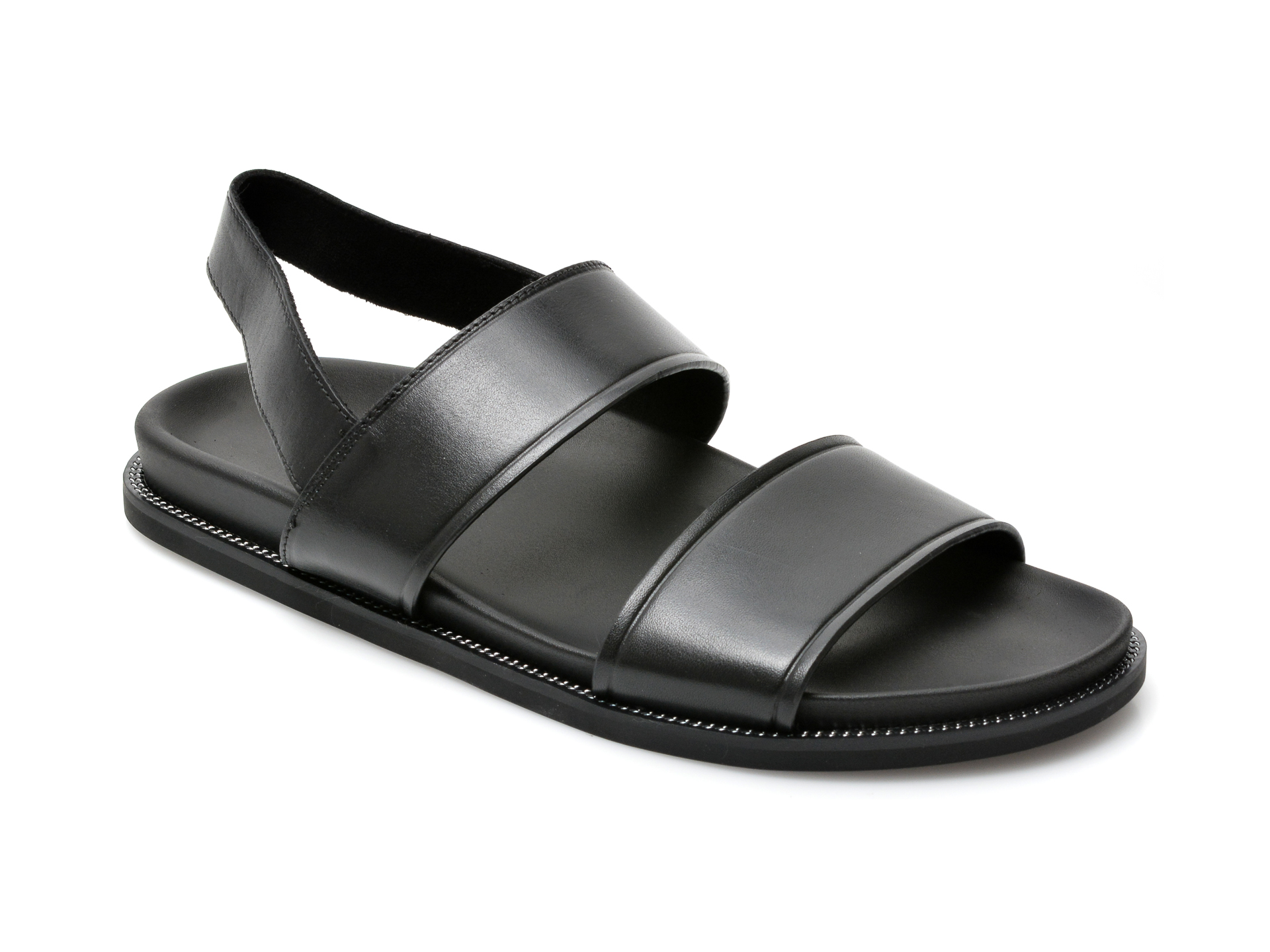 Sandale ALDO negre, Nurray004, din piele naturala Aldo imagine 2022 reducere