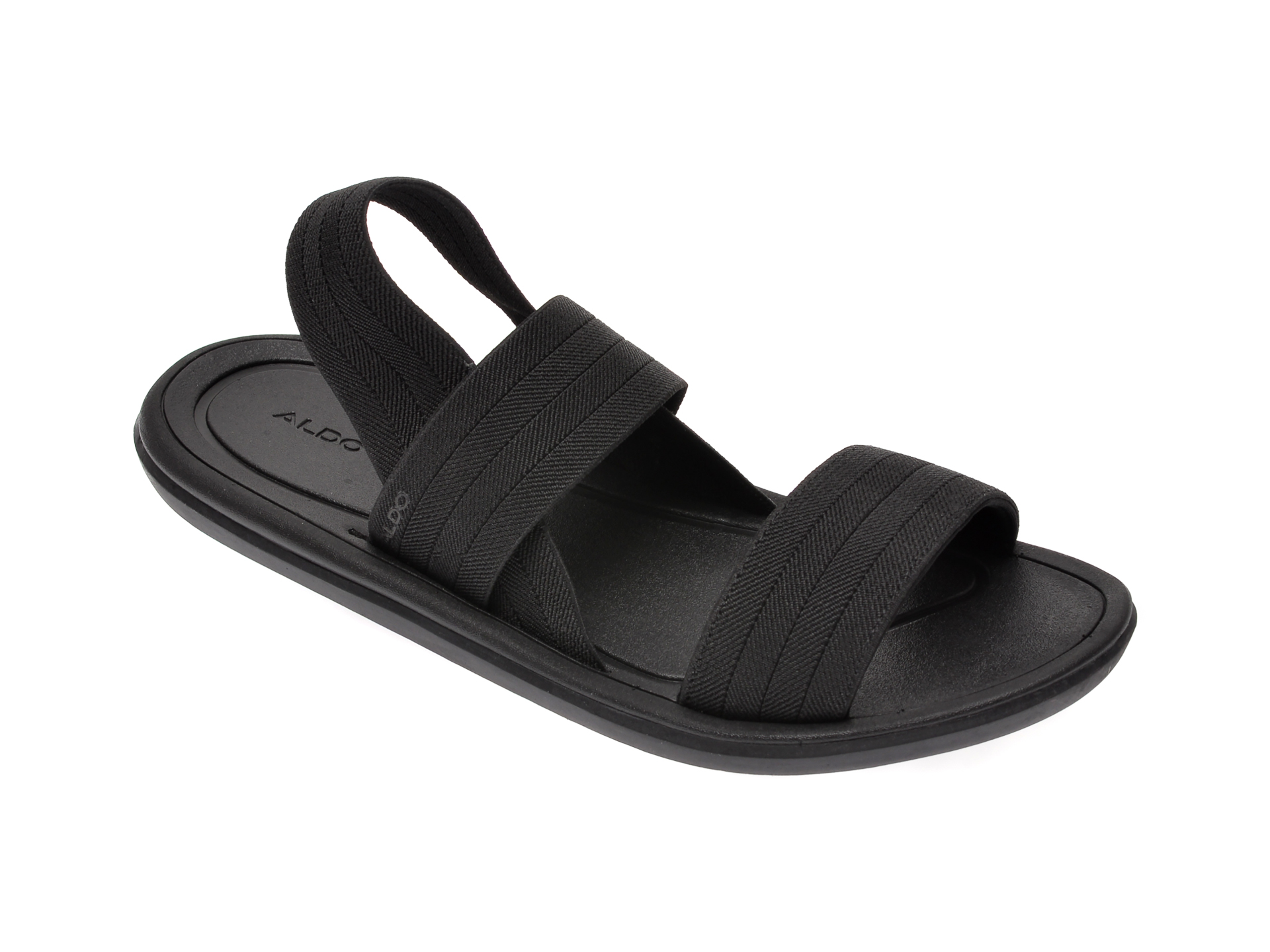 Sandale ALDO negre, Ralinna007, din material textil imagine