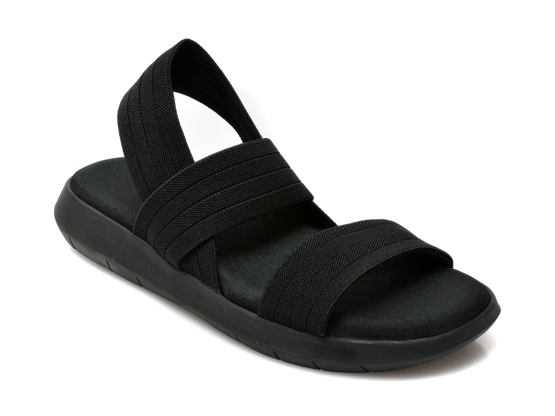 Sandale ALDO negre, REPOSA001, din material textil Aldo Aldo