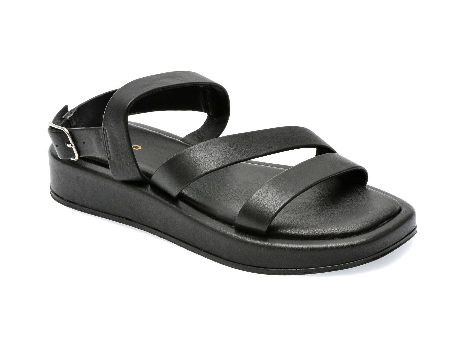 Sandale ALDO negre, RIMSKY001, din piele naturala Aldo imagine noua 2022