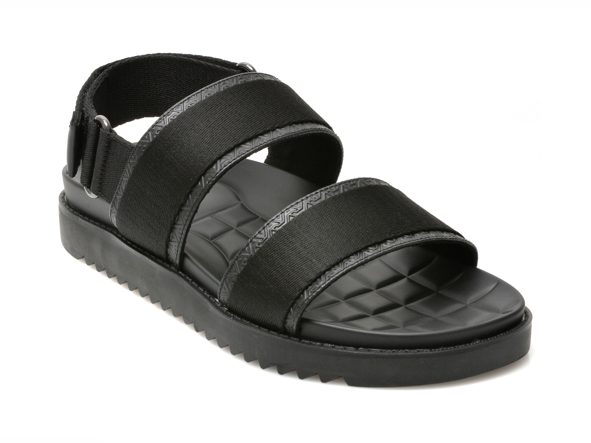 Sandale ALDO negre, STRAPPA001, din piele naturala