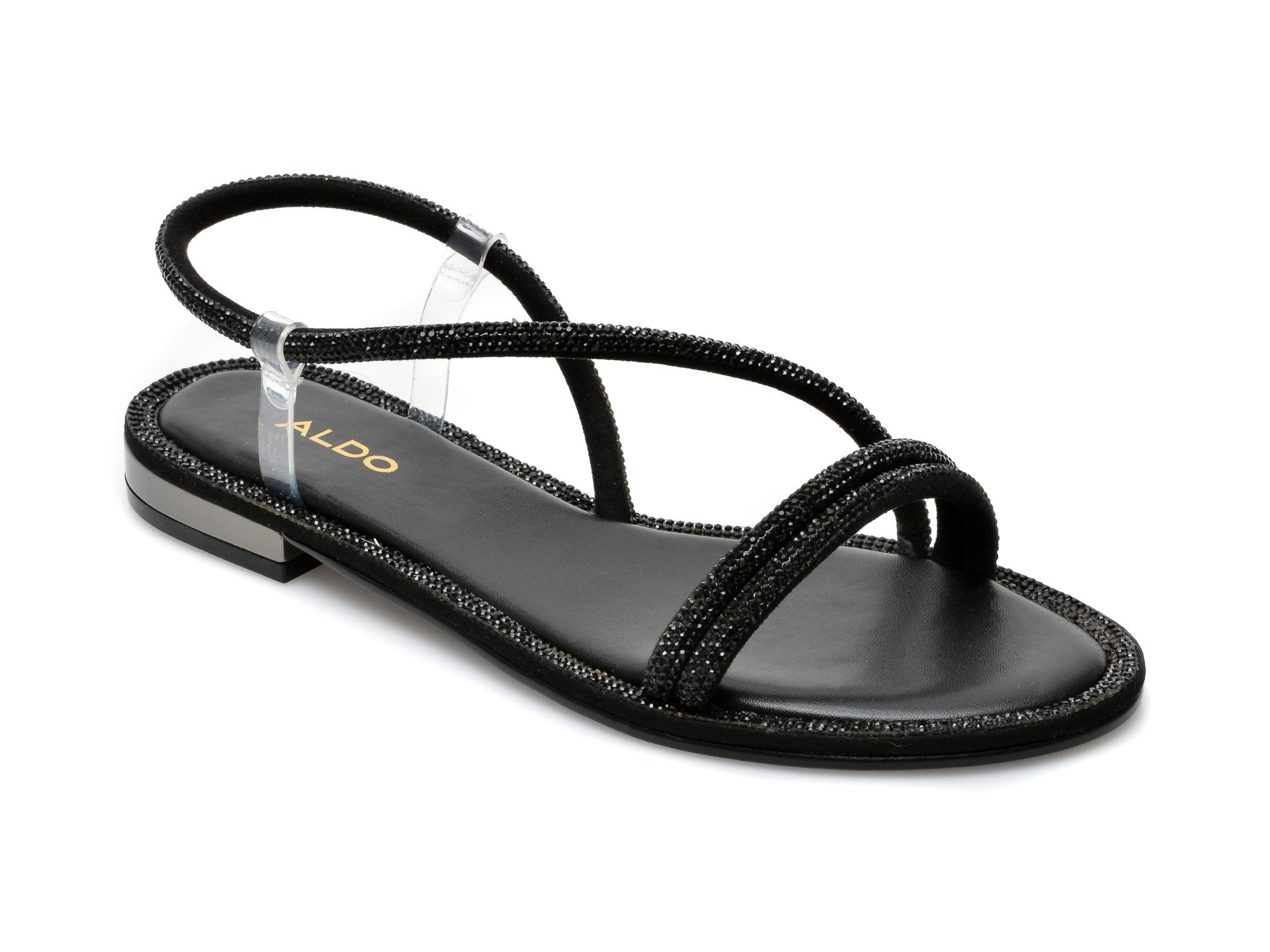 Sandale ALDO negre, Wicorebeth001, din piele ecologica imagine Black Friday 2021