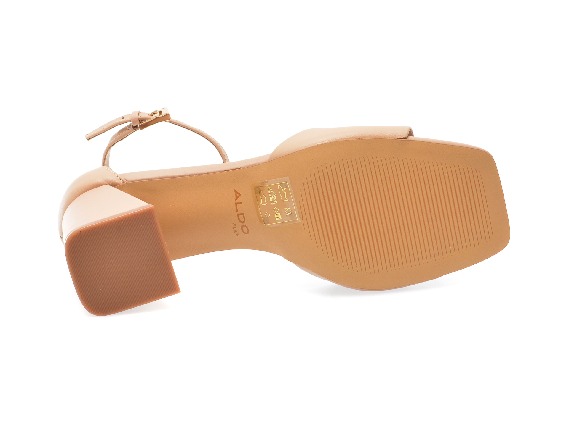 Sandale ALDO nude, SAFDIE270, din piele naturala