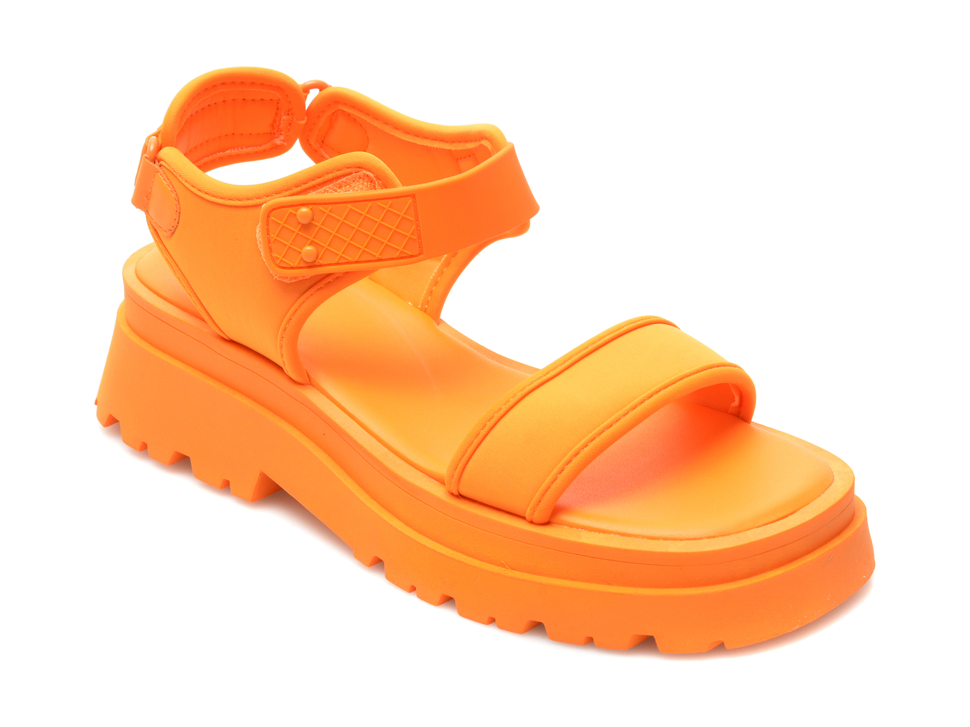 Sandale ALDO portocalii, CENDRIX800, din material textil Aldo