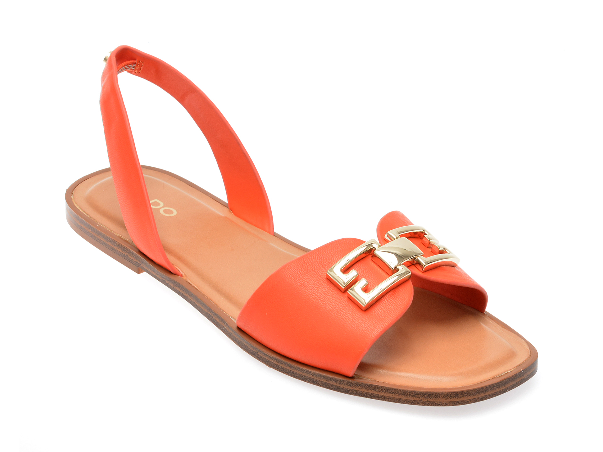 Sandale ALDO portocalii, HILARY800, din piele ecologica /femei/sandale