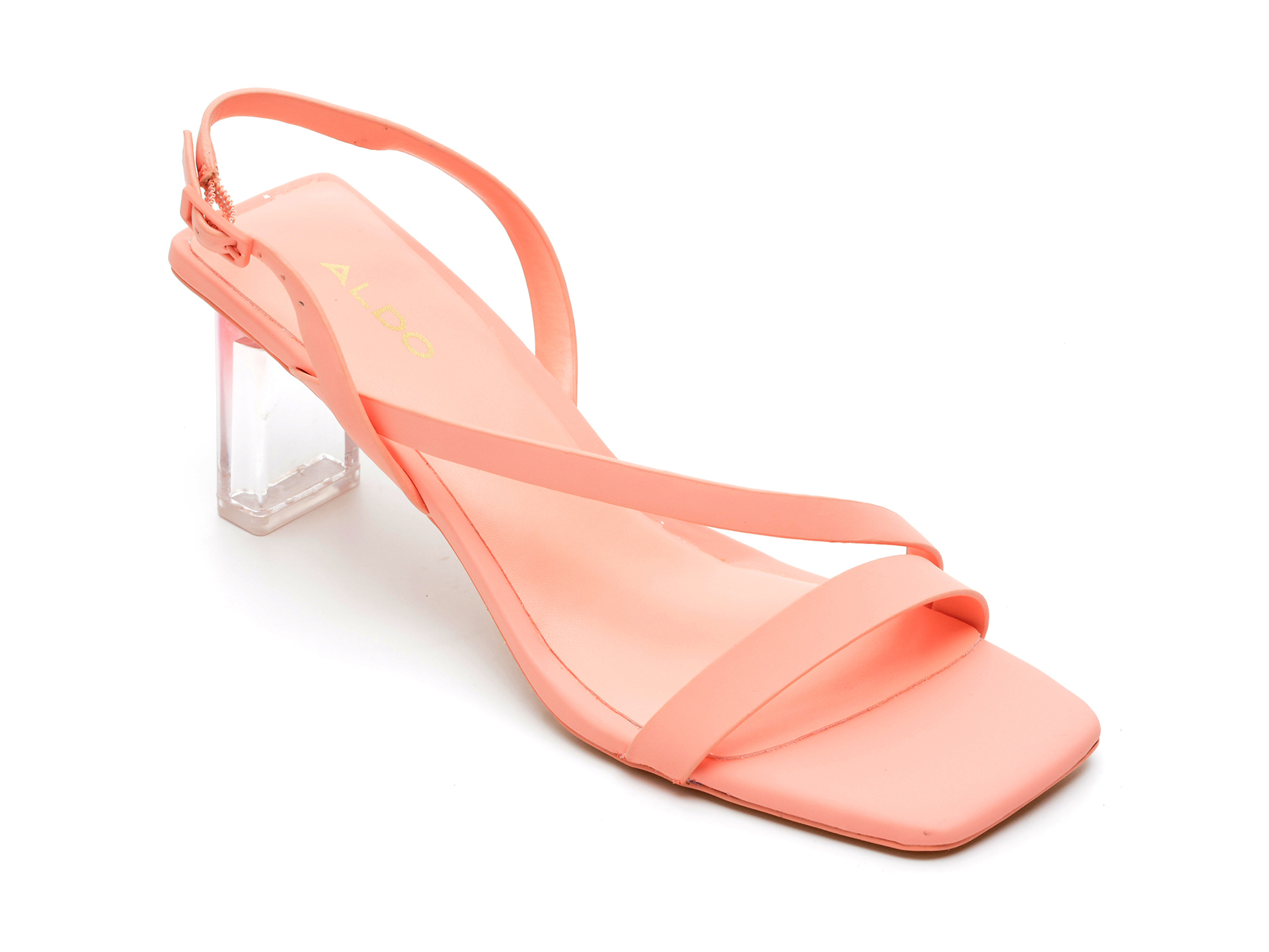 Sandale ALDO portocalii, MAISSY830, din piele ecologica /femei/sandale