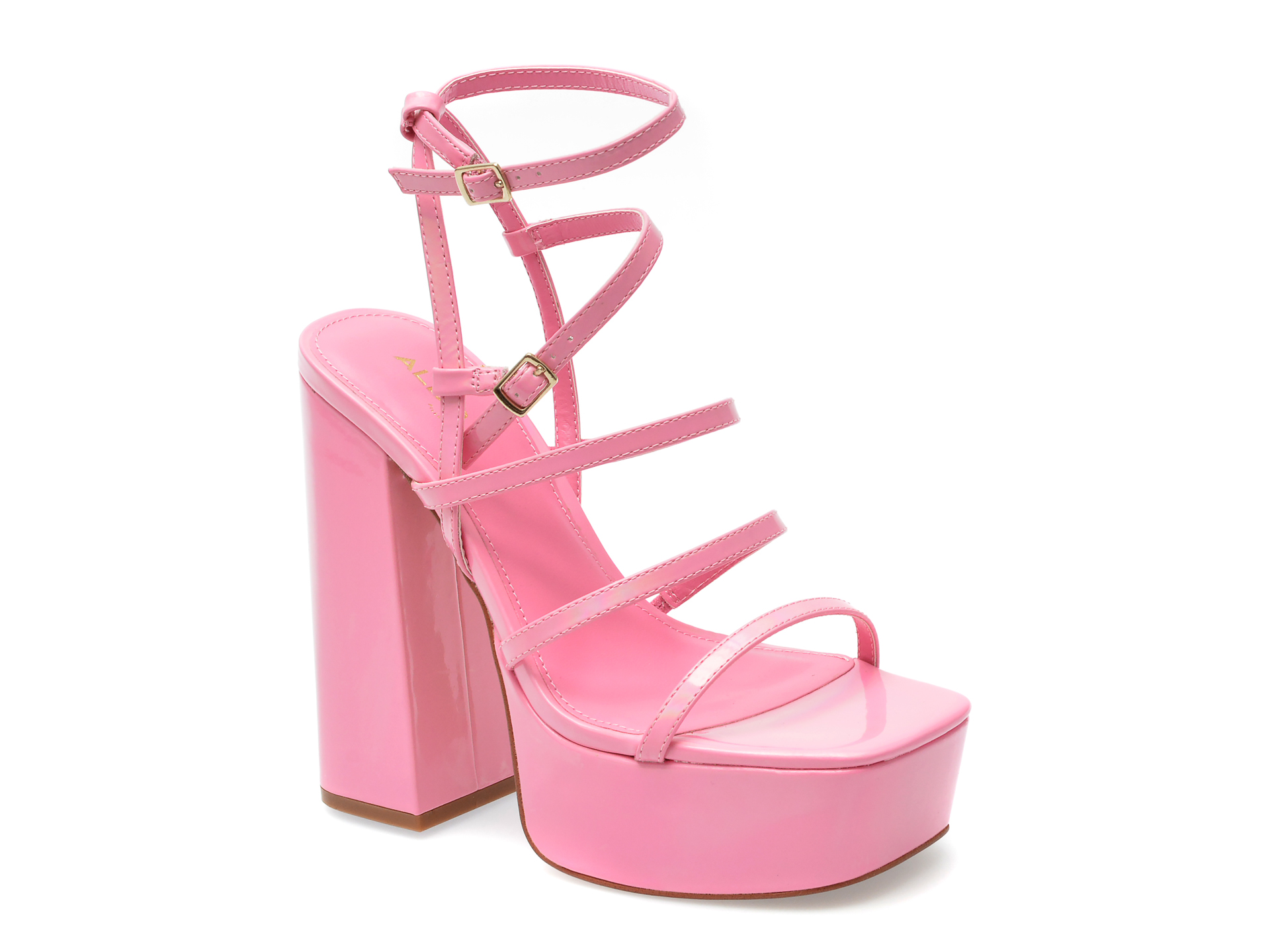 Sandale ALDO roz, DARLING660, din piele ecologica /femei/sandale imagine super redus 2022
