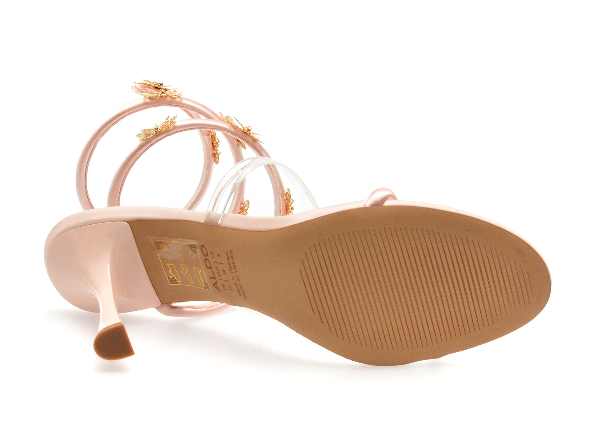 Sandale ALDO roz, PIROUETTE680, din piele ecologica