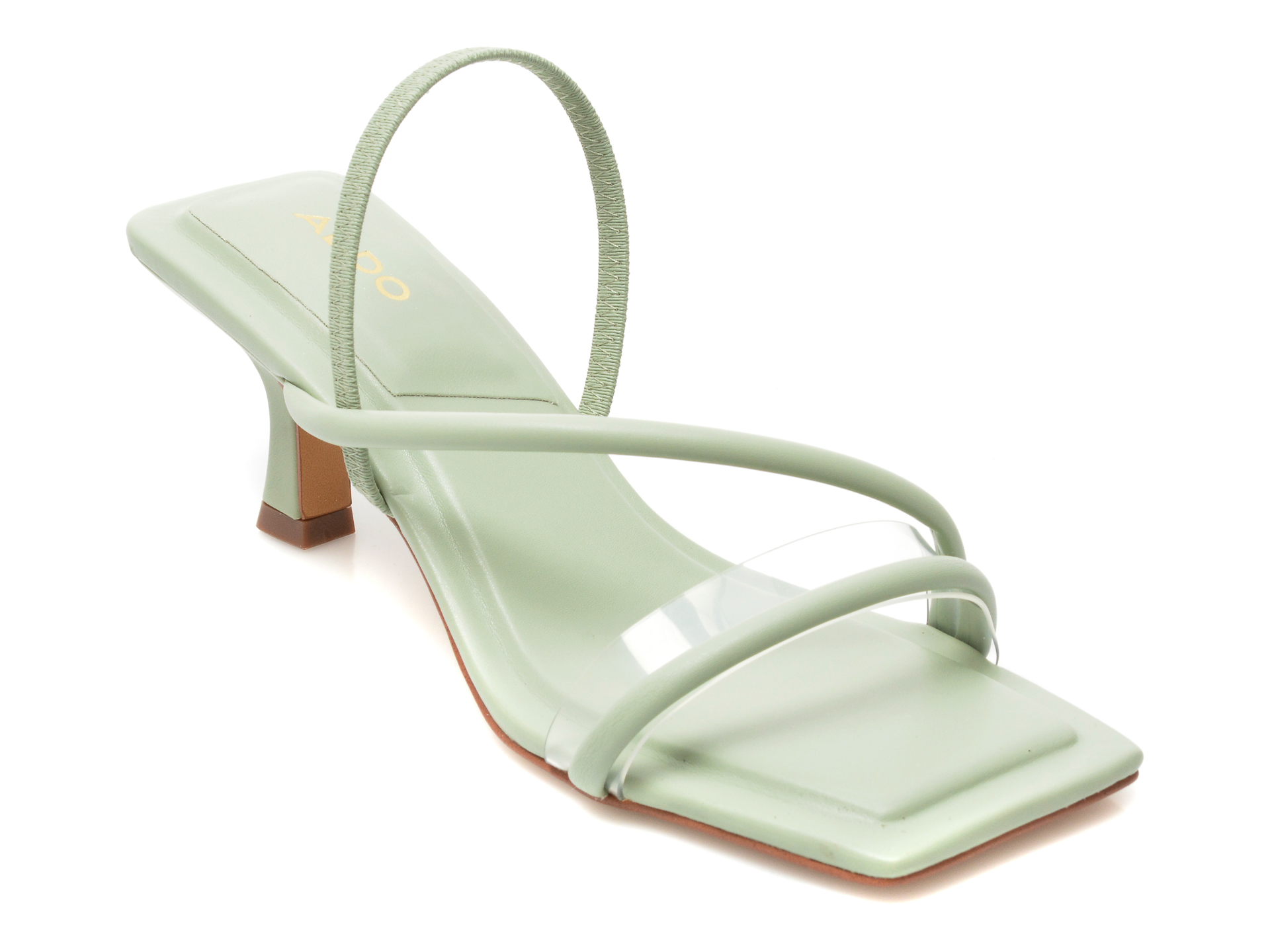 Sandale ALDO verzi, ZOEBAEN340, din piele ecologica /femei/sandale imagine noua