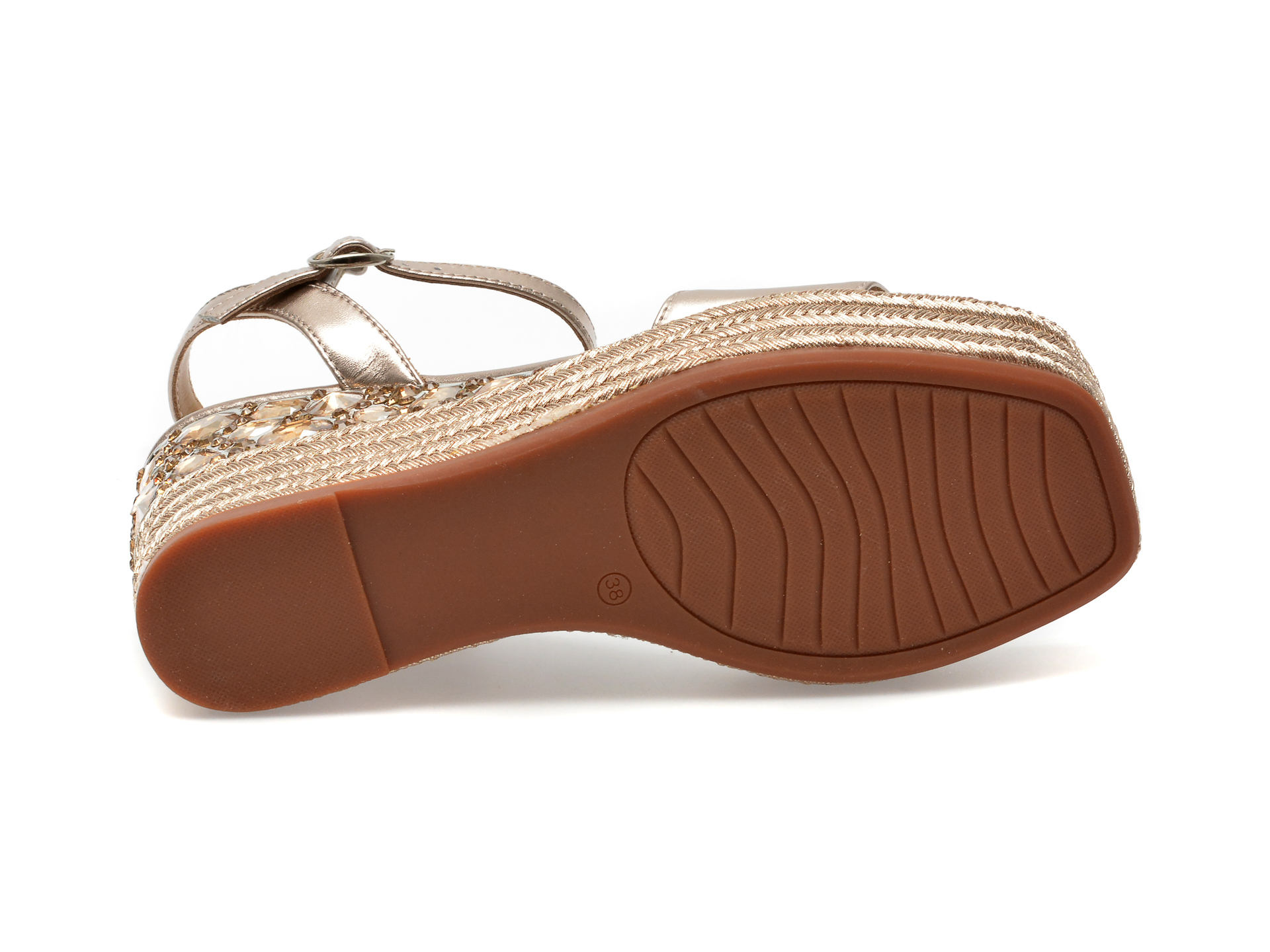 Sandale ALMA EN PENA bronz, 496, din piele naturala
