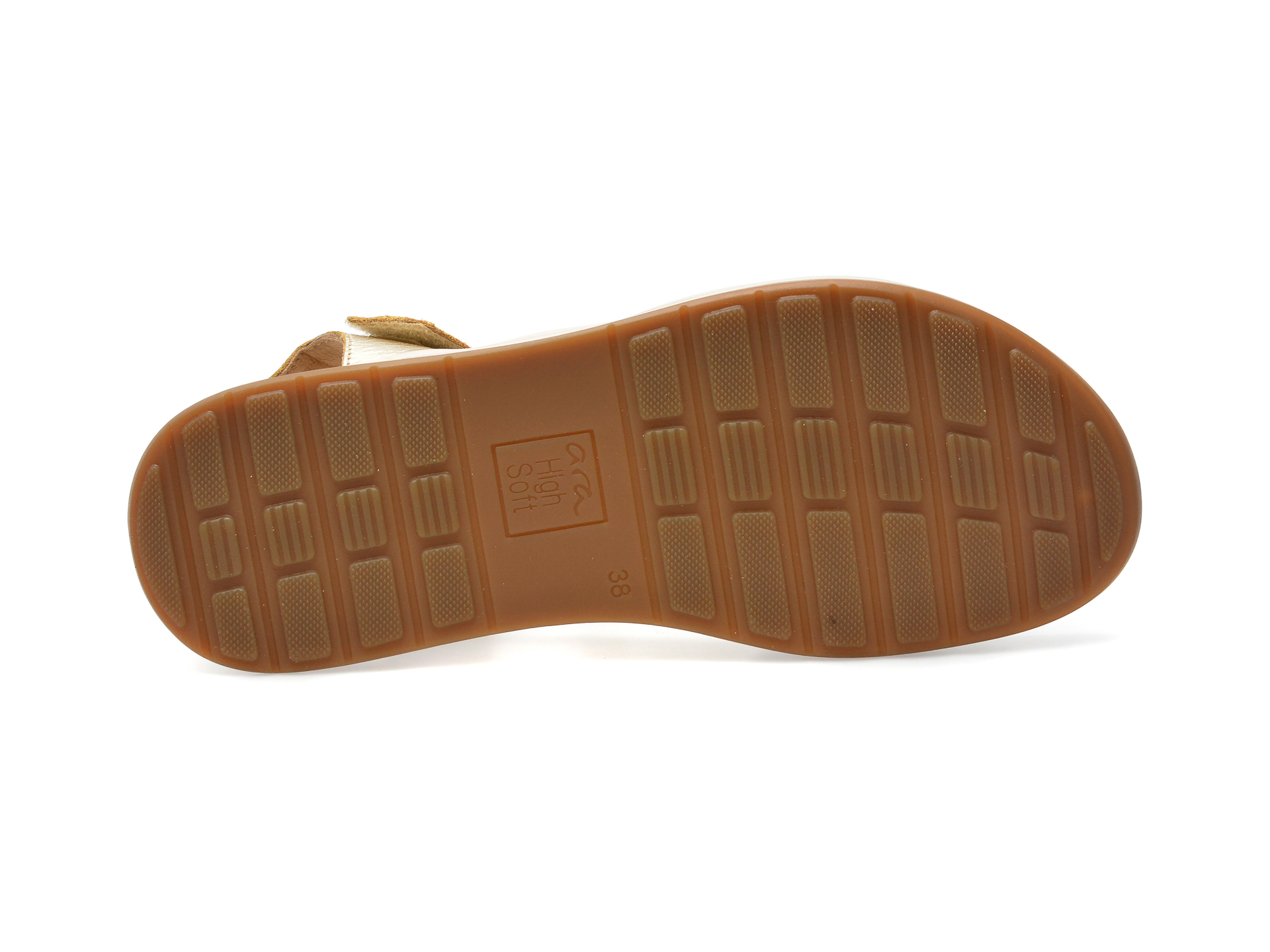 Sandale ARA aurii, 34826, din piele naturala