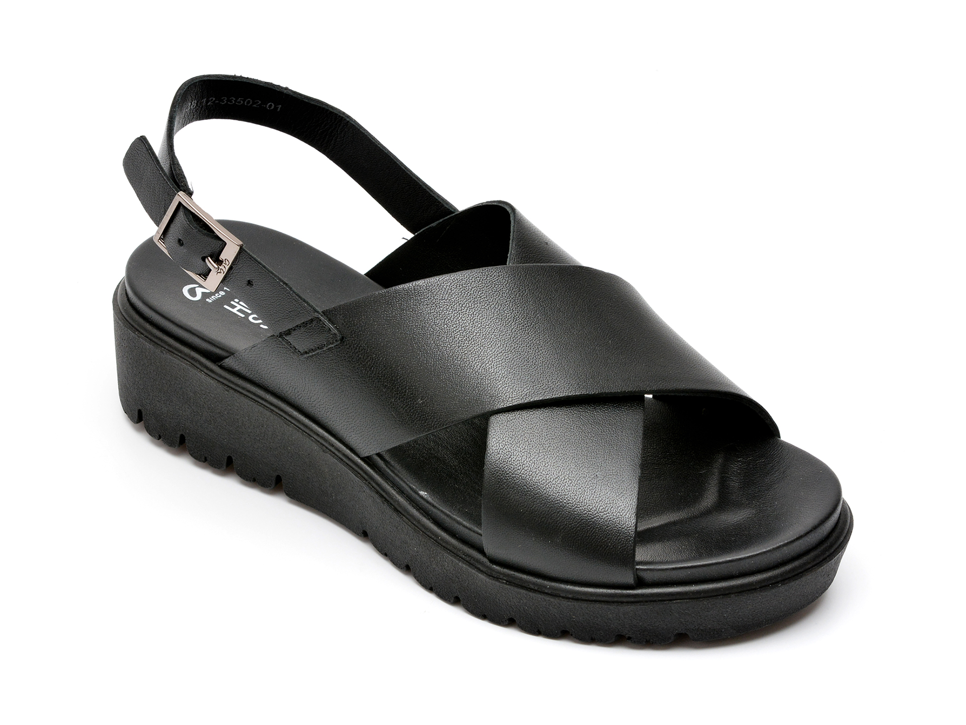 Sandale ARA negre, 33502, din piele naturala 2023 ❤️ Pret Super otter.ro imagine noua 2022