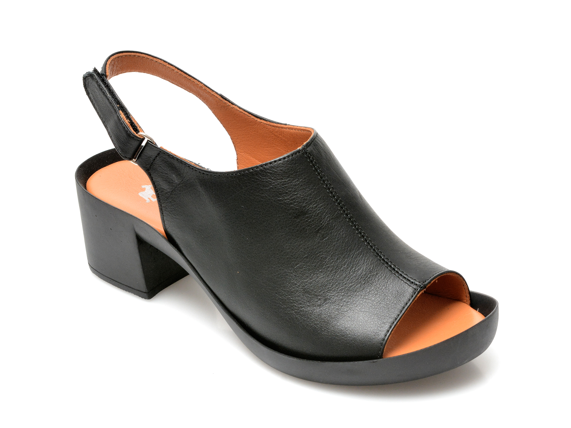 Sandale ASSENSO FERRO negre, 32921, din piele naturala /femei/sandale imagine noua