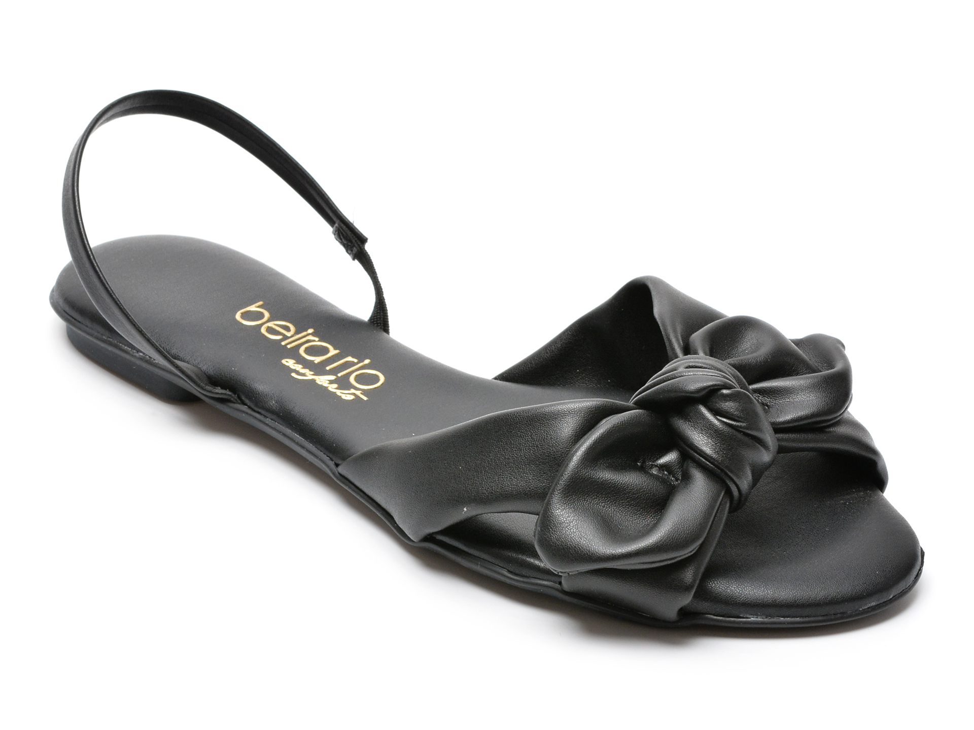 Sandale BEIRA RIO negre, 8226108, din piele ecologica /femei/sandale imagine noua
