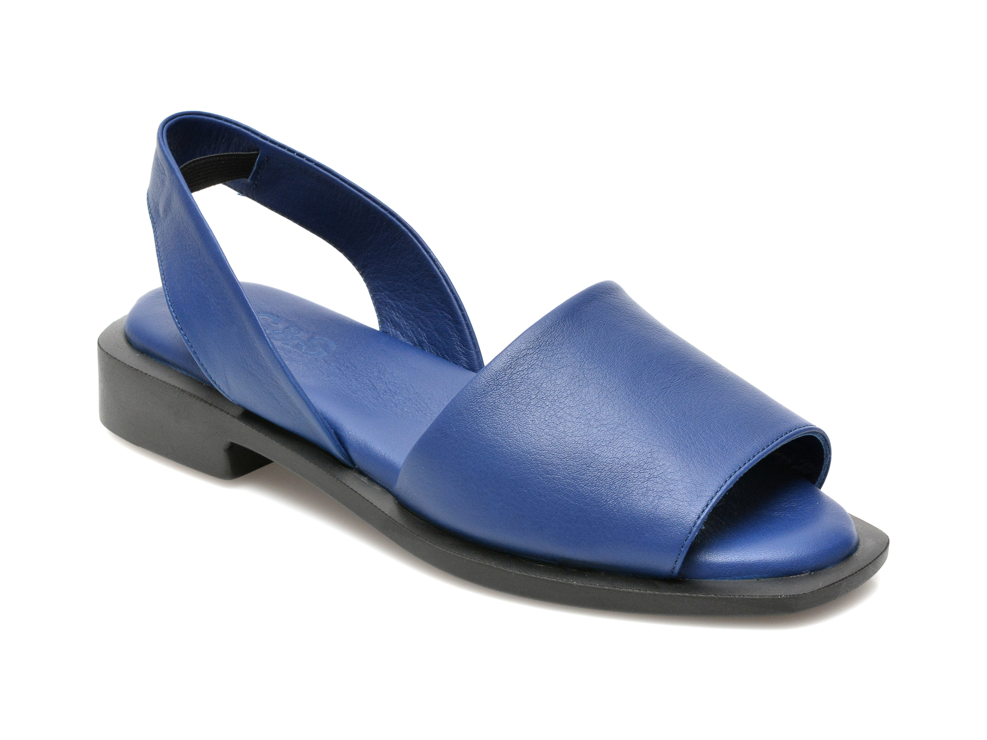 Sandale C & S albastre, 158105, din piele naturala C & S