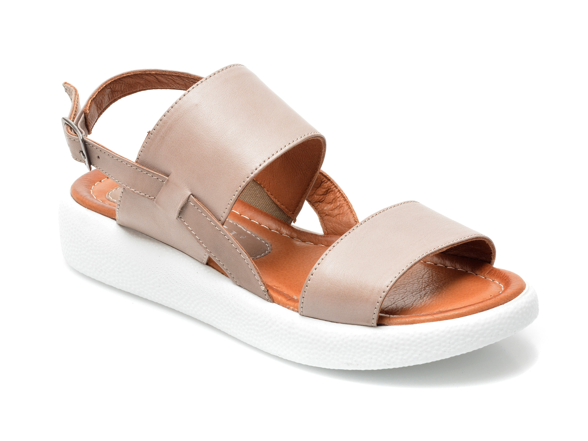 Sandale CABULLI gri, 2651, din piele naturala /femei/sandale