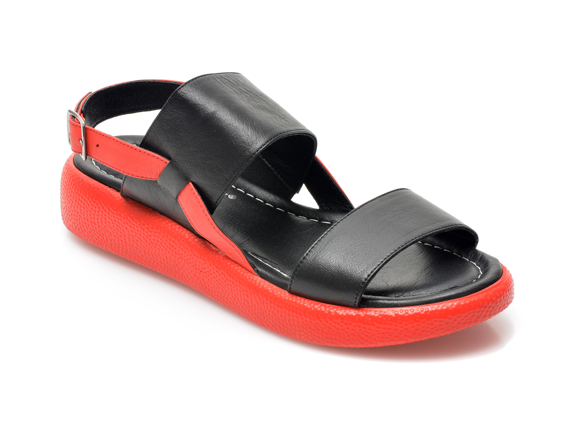 Sandale CABULLI negre, 2651, din piele naturala /femei/sandale