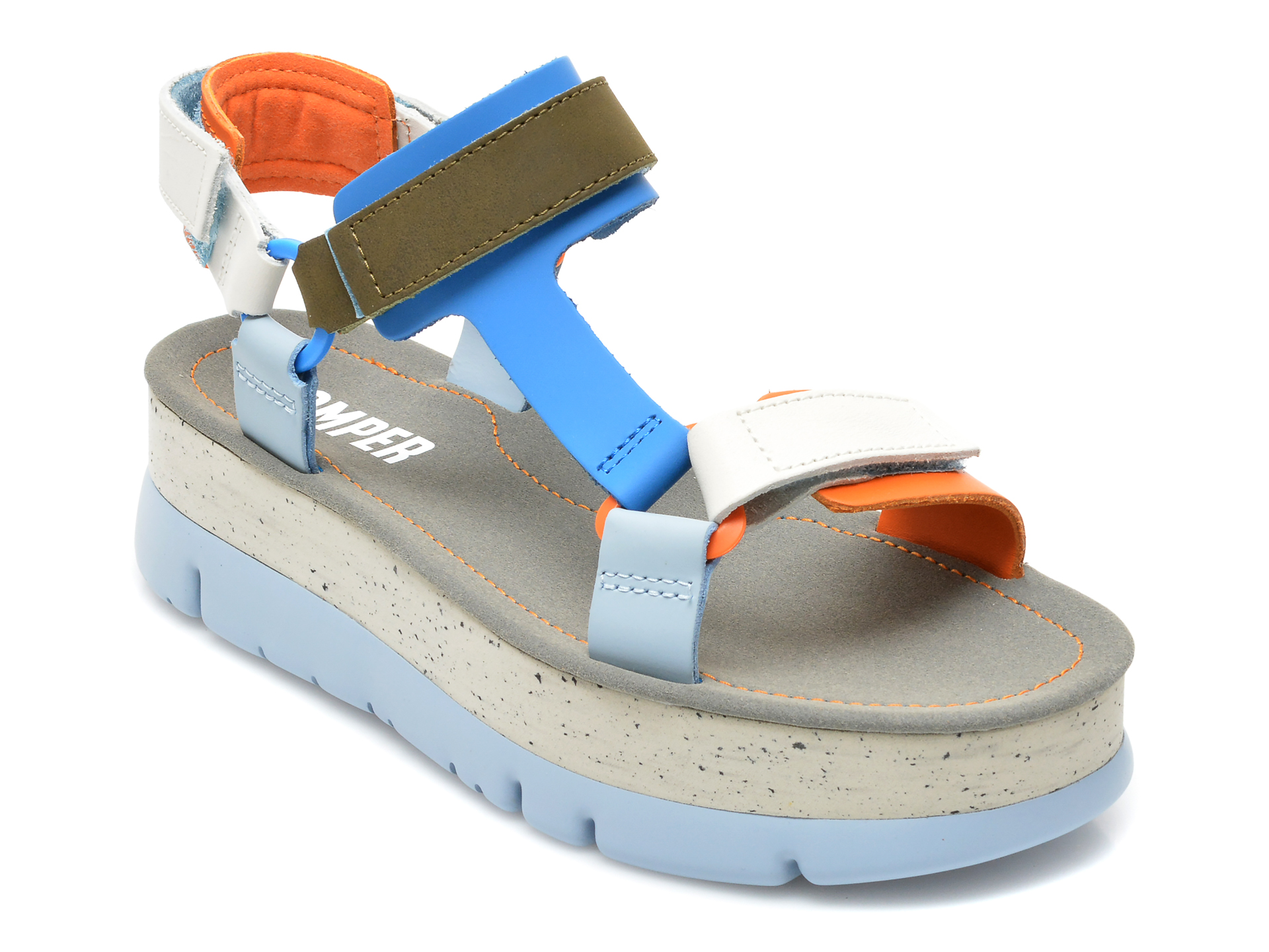 Sandale CAMPER multicolore, K2010379, din piele naturala Camper imagine noua 2022