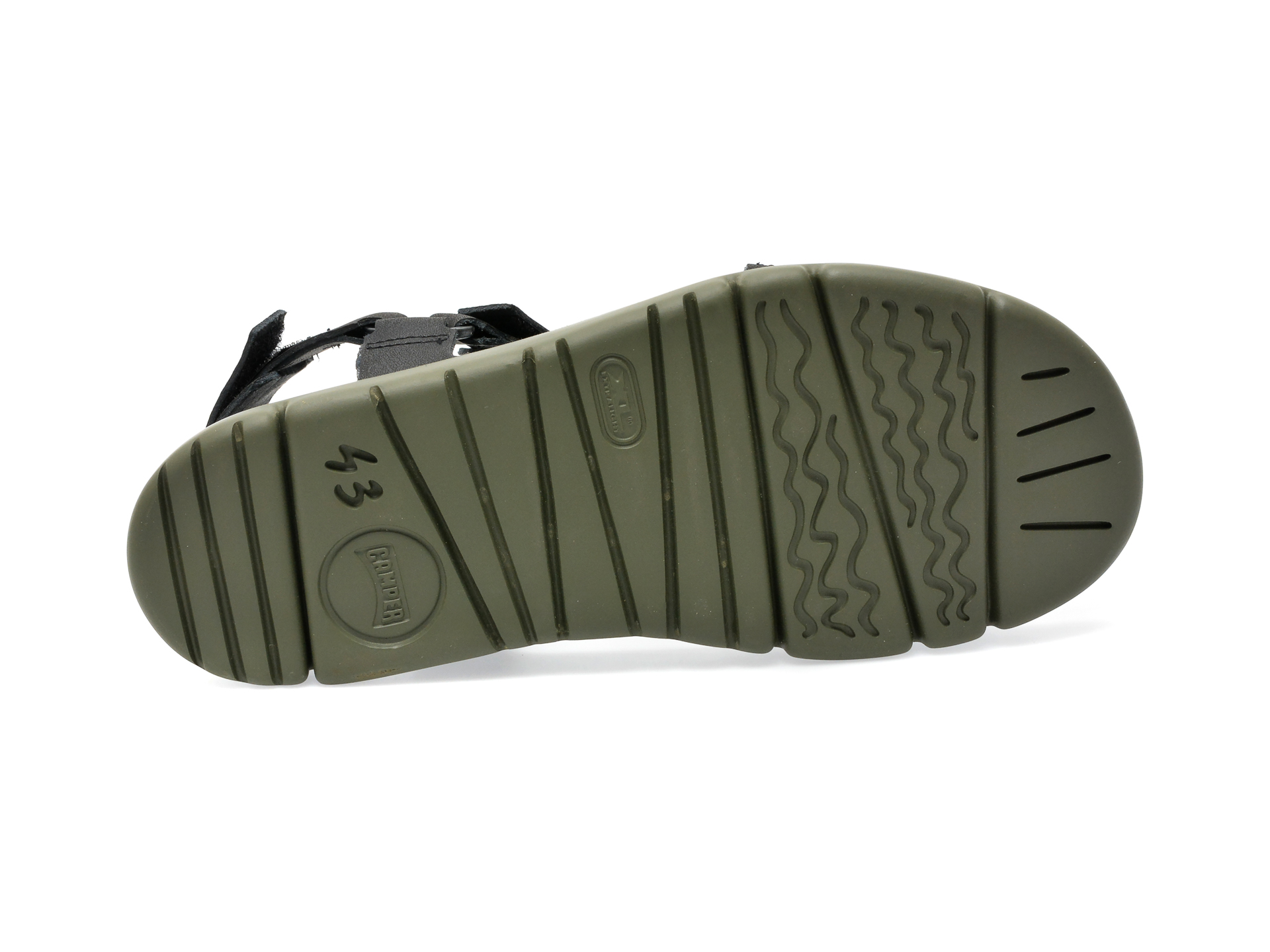 Sandale CAMPER negre, K100416, din piele naturala