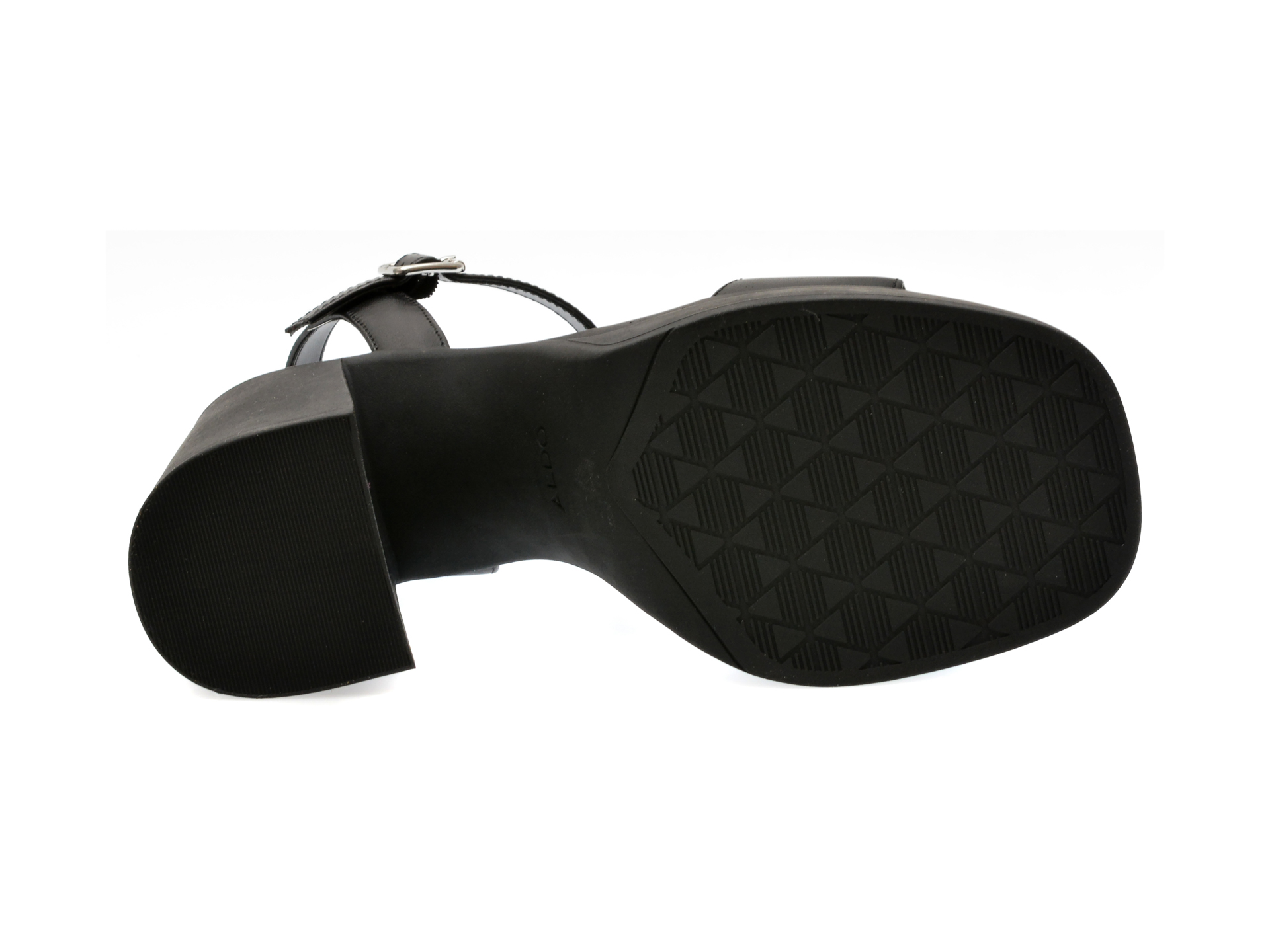 Sandale casual ALDO negre, 13573914, din piele naturala