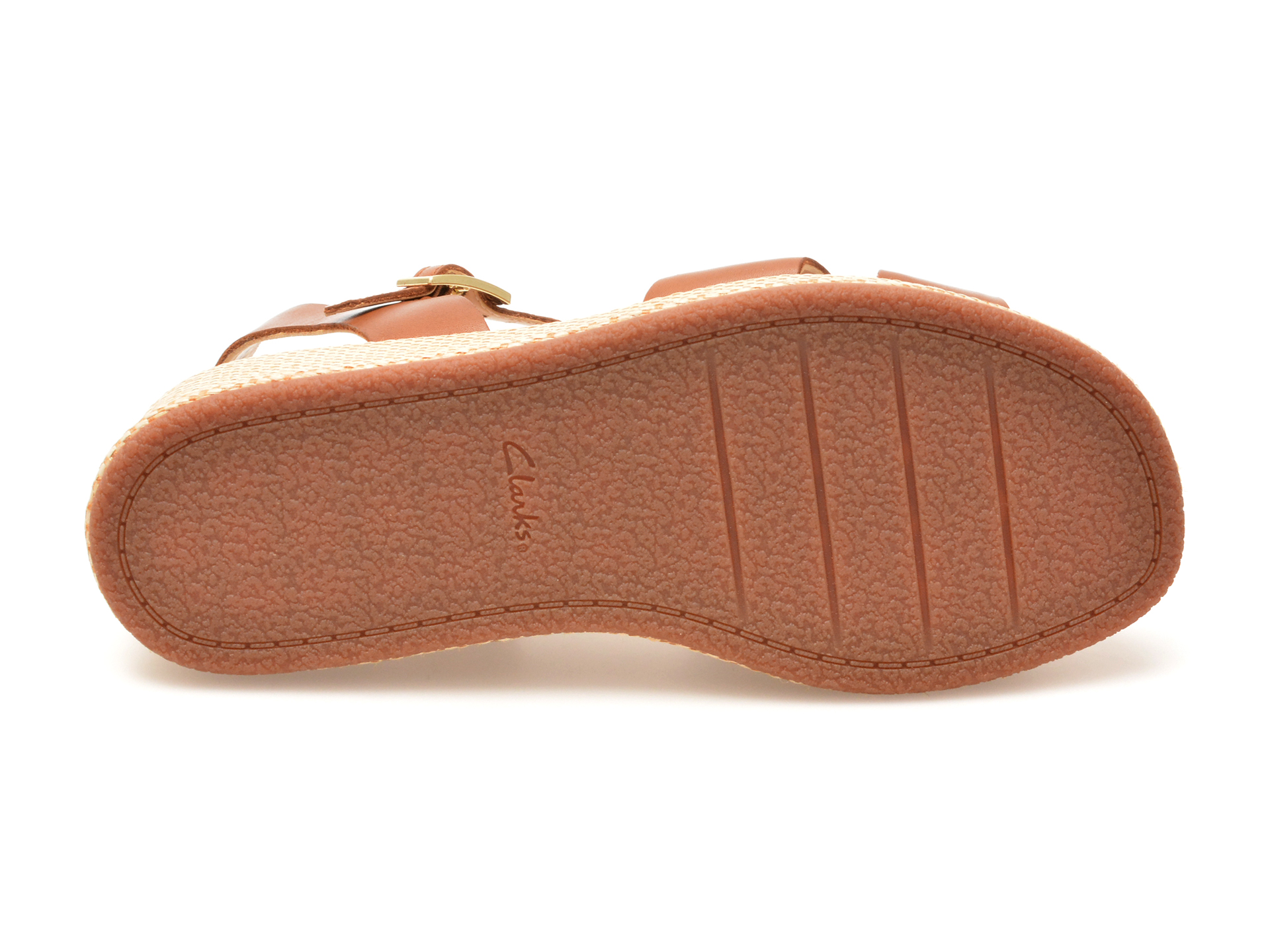 Sandale casual CLARKS maro, KIMMEI TWIST, din piele naturala