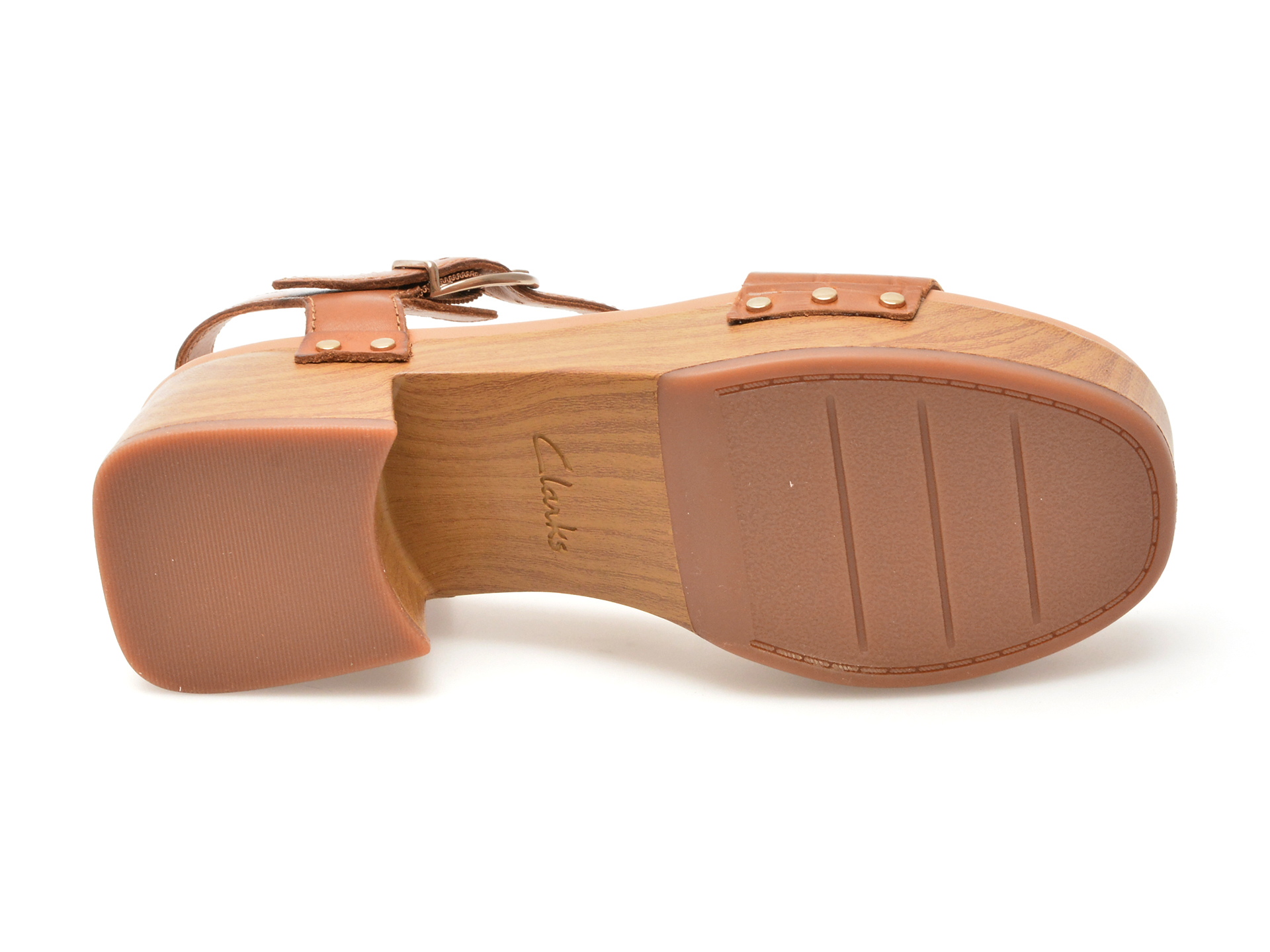 Sandale casual CLARKS maro, SIVANNE BAY, din piele naturala