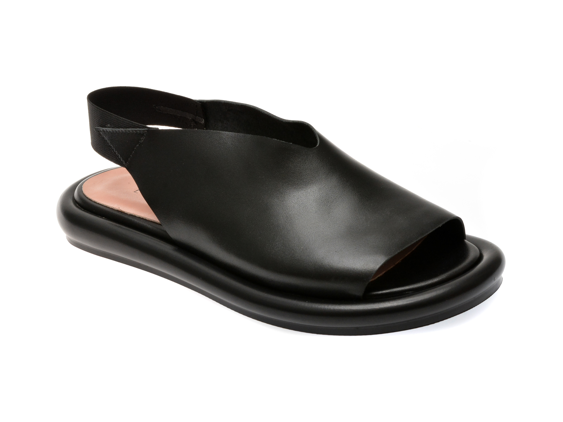 Sandale casual EPICA negre, 3642415, din piele naturala